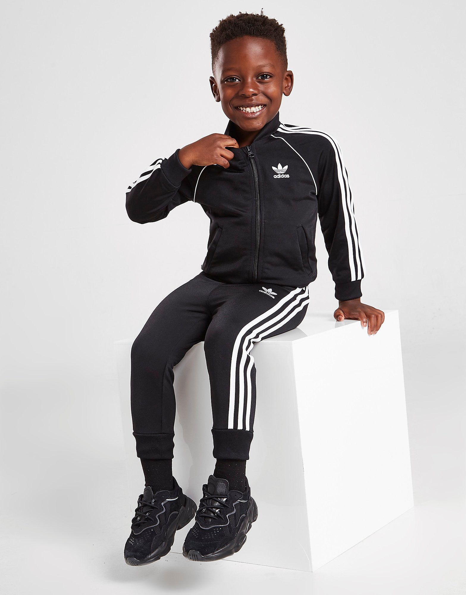 Adidas Originals Fato de Treino SS para Bebé - Preto - Kids, Preto