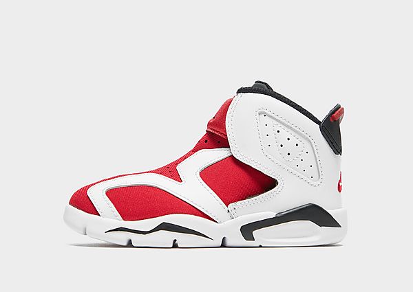Jordan Air 6 Retro Little Flex Bébé - White/Carmine/Black, White/Carmine/Black