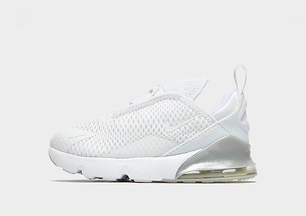 Nike Chaussure Nike Air Max 270 pour Bébé et Petit enfant - White/Metallic Silver/White, White/Metal