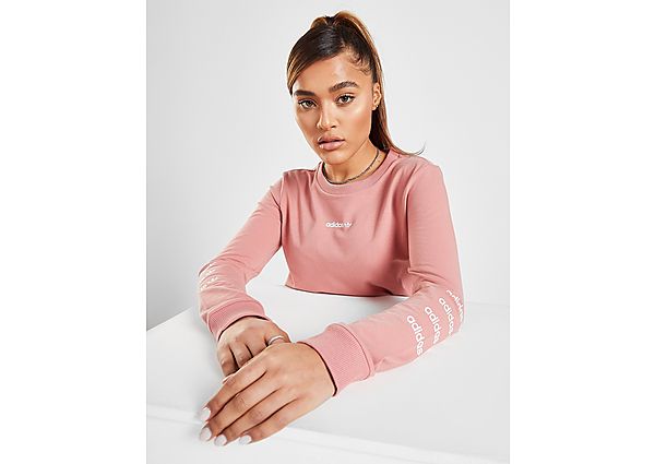 adidas Originals T-Shirt Repeat Linear Manches Longues Femme