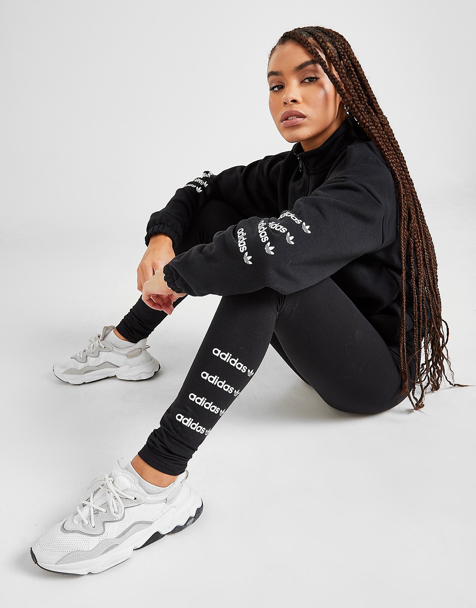 

adidas Originals Repeat Linear Leggings - Only at JD - BLACK - Womens, BLACK