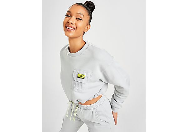 adidas Originals Sweatshirt Crop RYV Utility Crew Femme