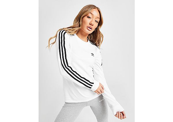 adidas Originals T-shirt Adicolor Classics Long Sleeve - White / Black, White / Black