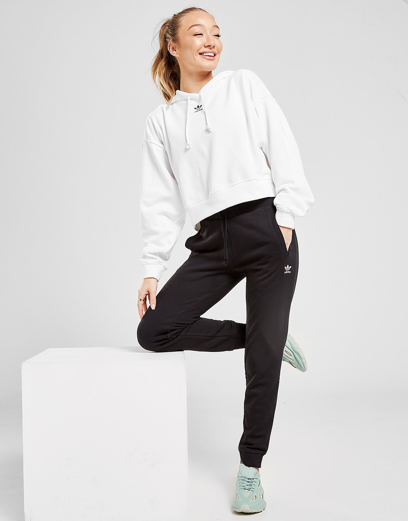 

adidas Originals Essential Joggers - Black - Womens, Black