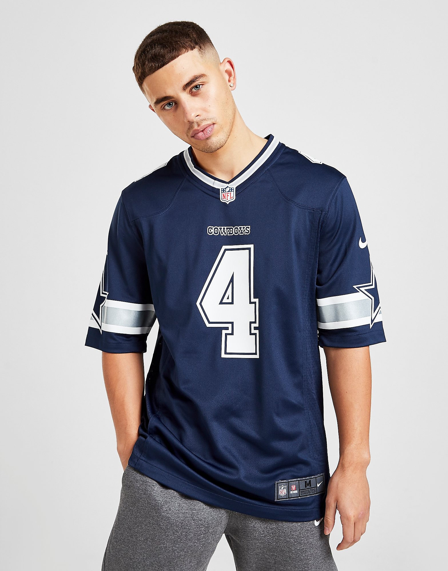 

Nike NFL Dallas Cowboys Prescott #4 Game Jersey - Blue - Mens, Blue