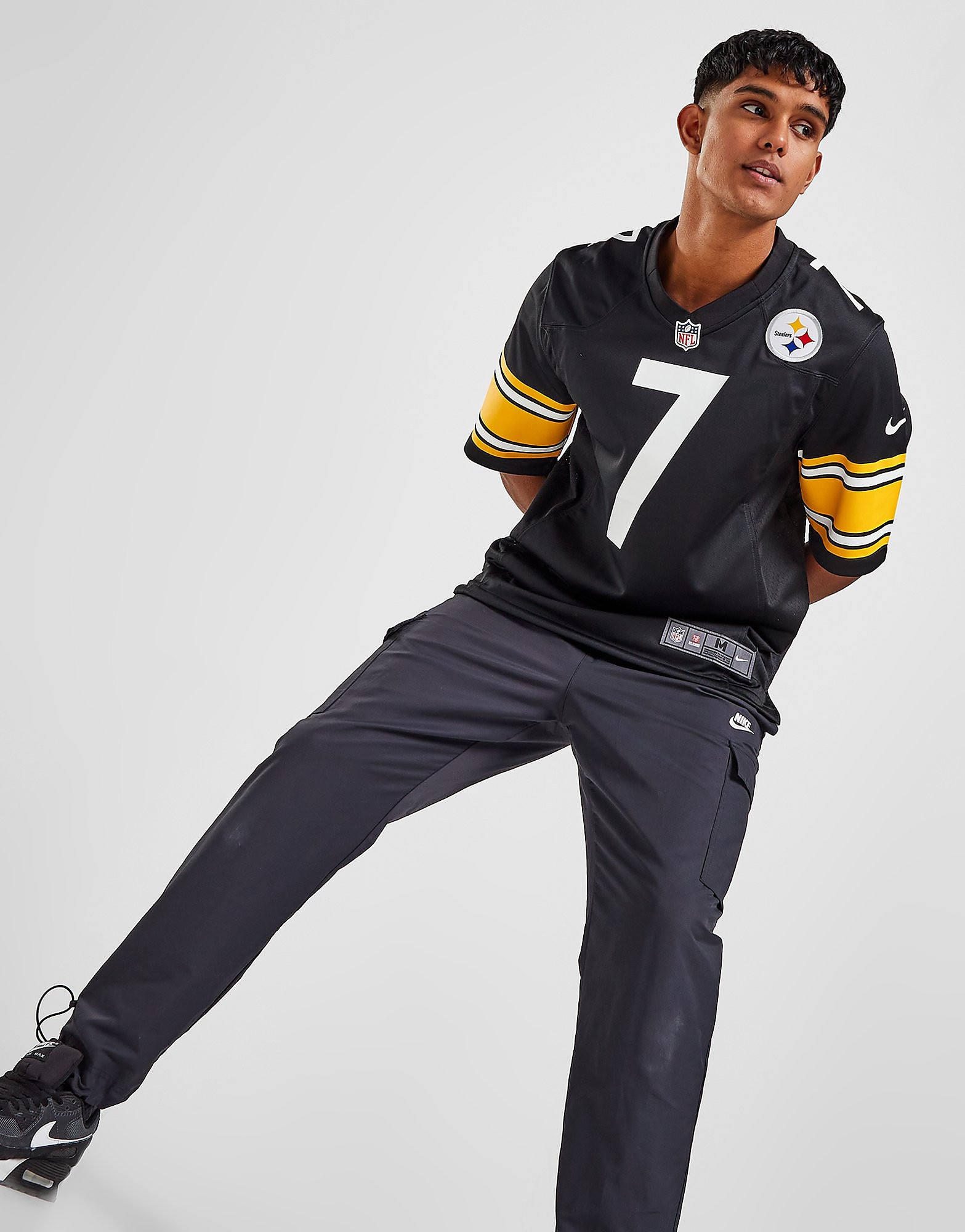 

Nike NFL Pittsburgh Steelers Roethlisberger #7 Jrsy - Black - Mens, Black