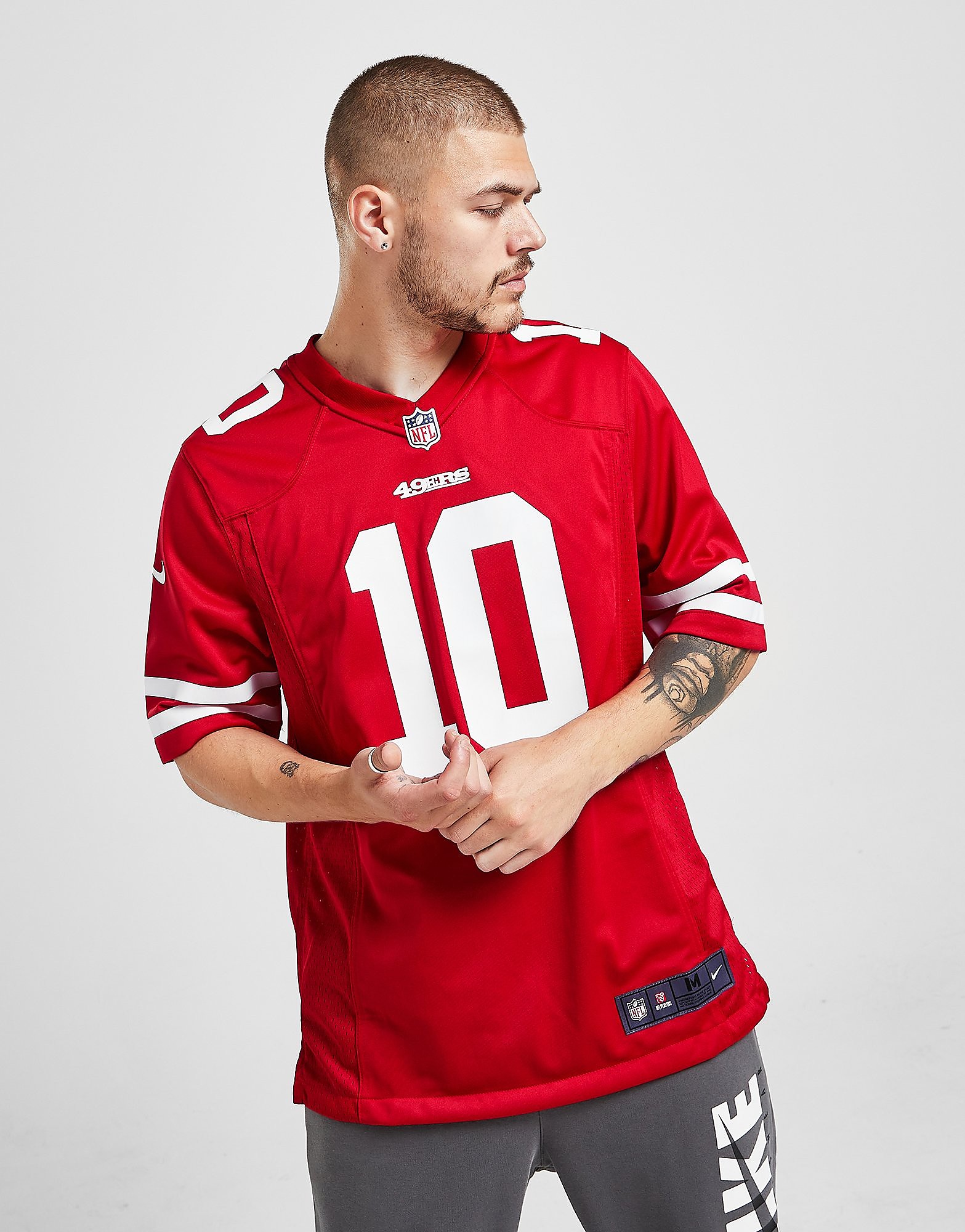 Nike NFL San Francisco 49ers Garoppolo #10 Jersey - Red - Mens, Red