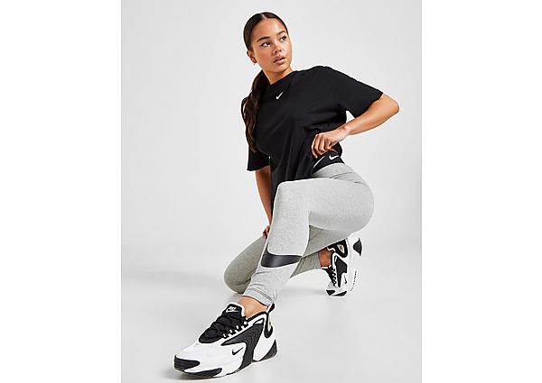 Nike Legging taille haute Nike Sportswear Club pour Femme - Dark Grey Heather/Black, Dark Grey Heath
