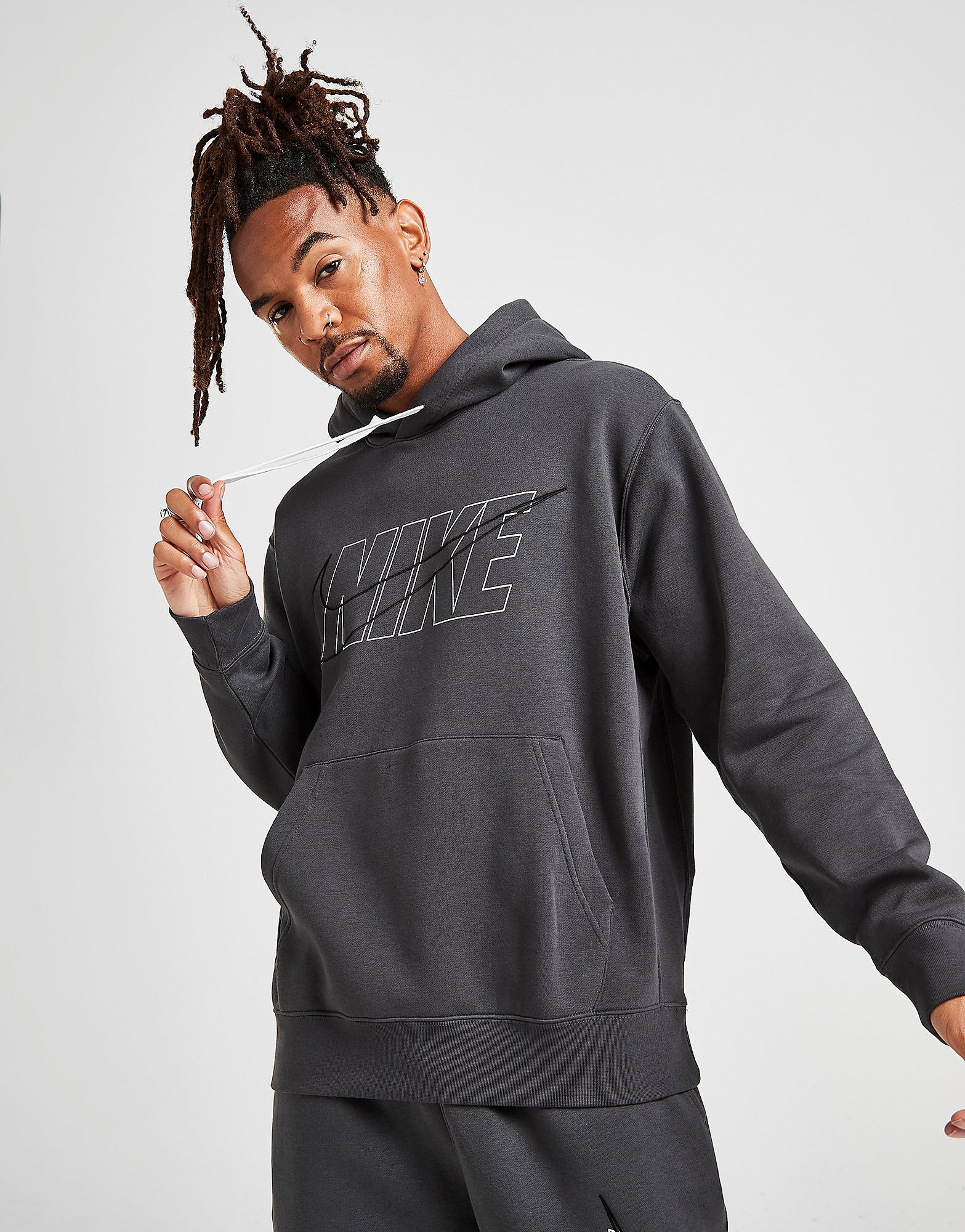 

Nike Club Overhead Hoodie - Grey - Mens, Grey