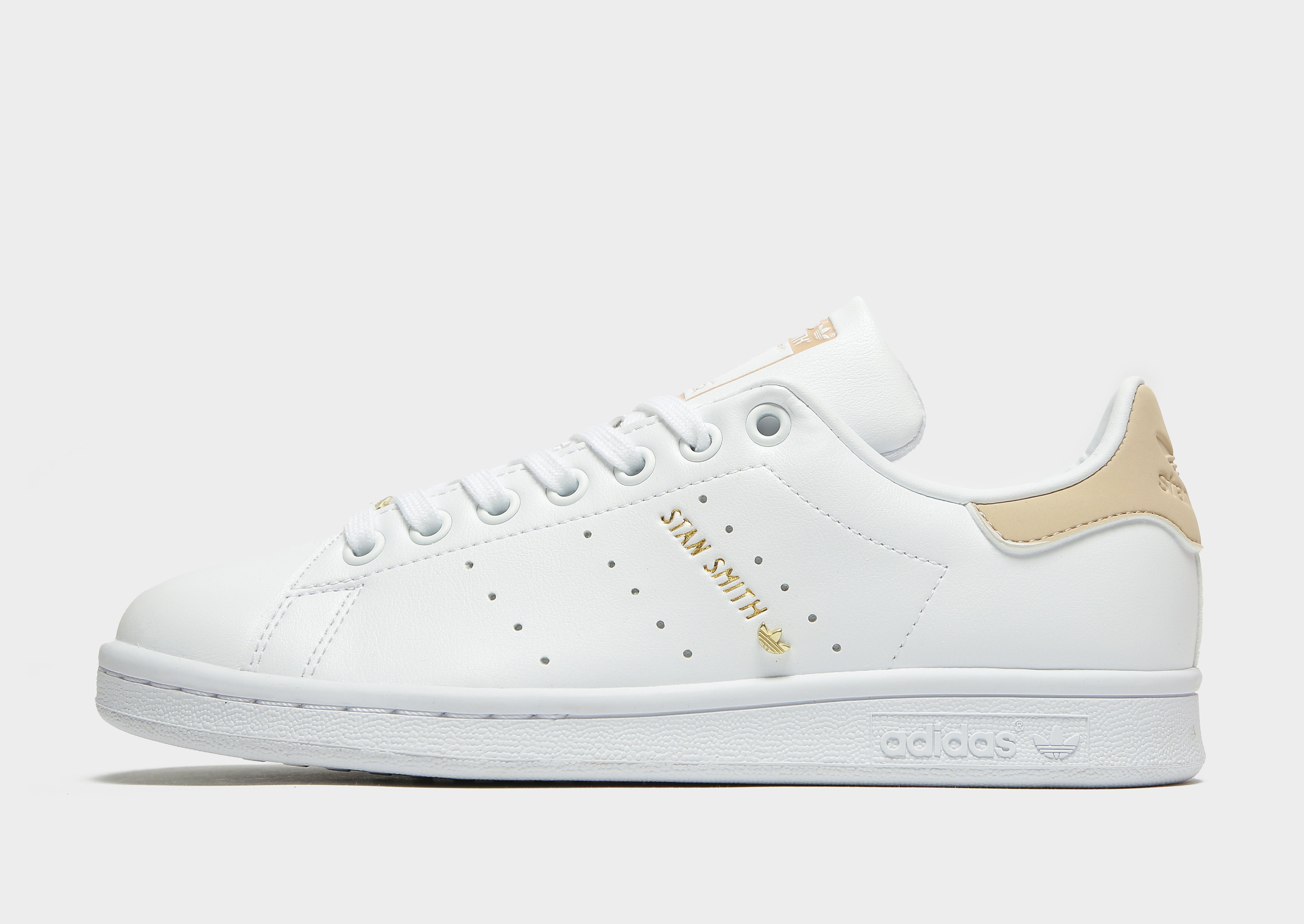 adidas Originals STAN SMITH W - WHITE/Nude - Womens, WHITE/Nude