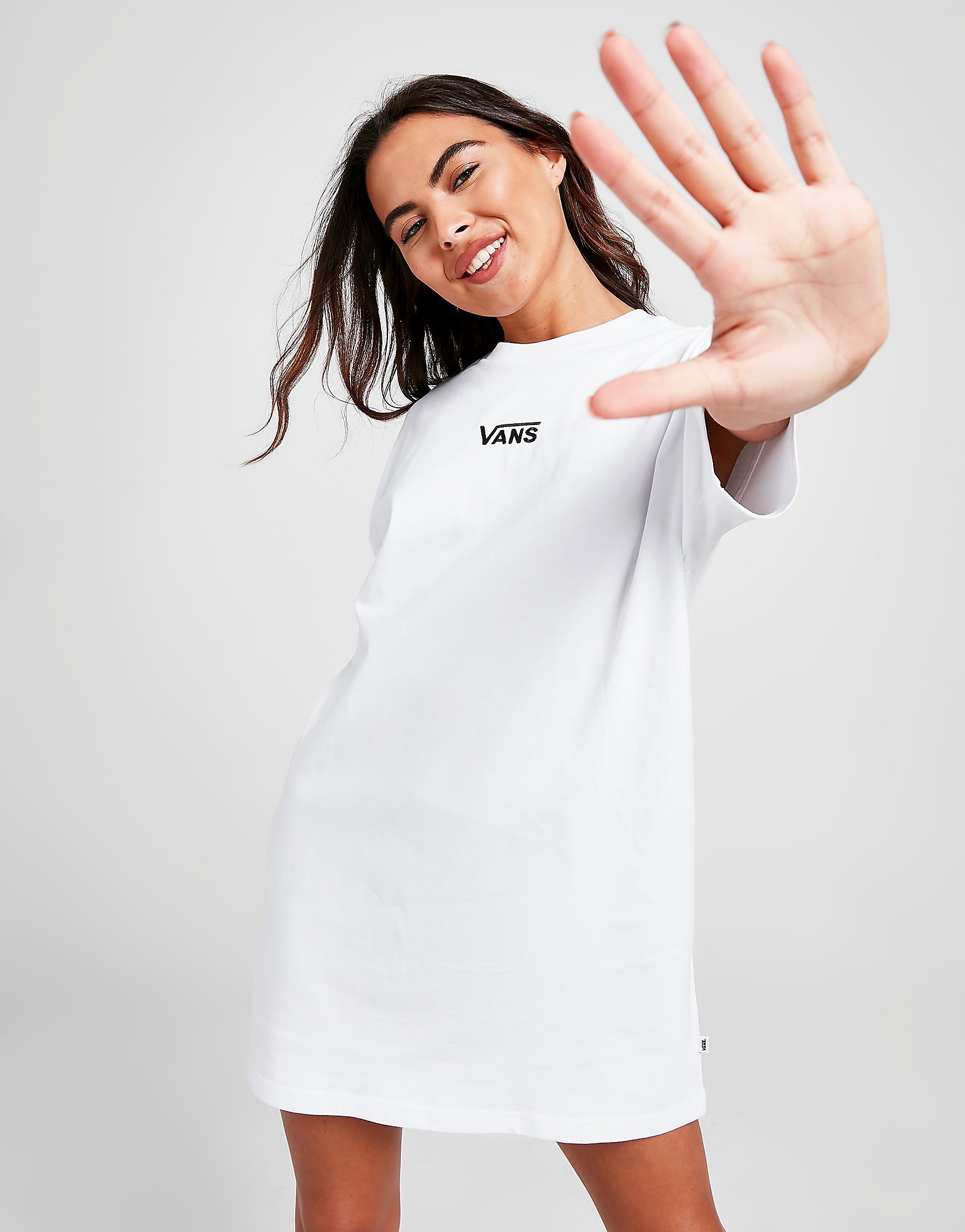 

Vans Flying V T-Shirt Dress - White - Womens, White