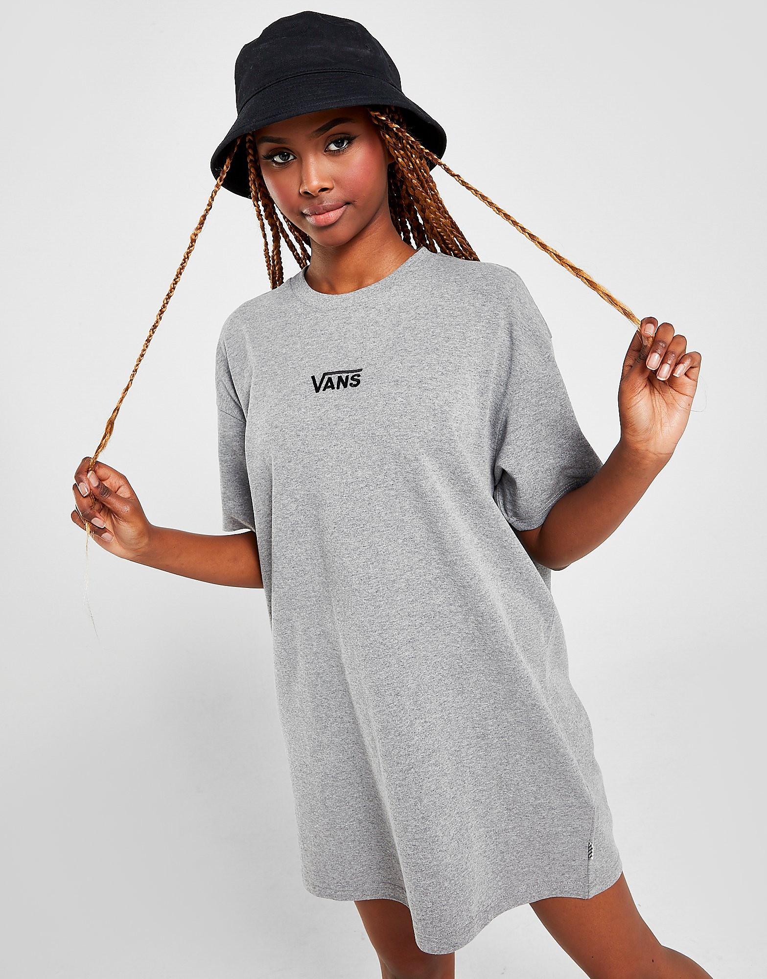 

Vans Flying V T-Shirt Dress - Grey - Womens, Grey
