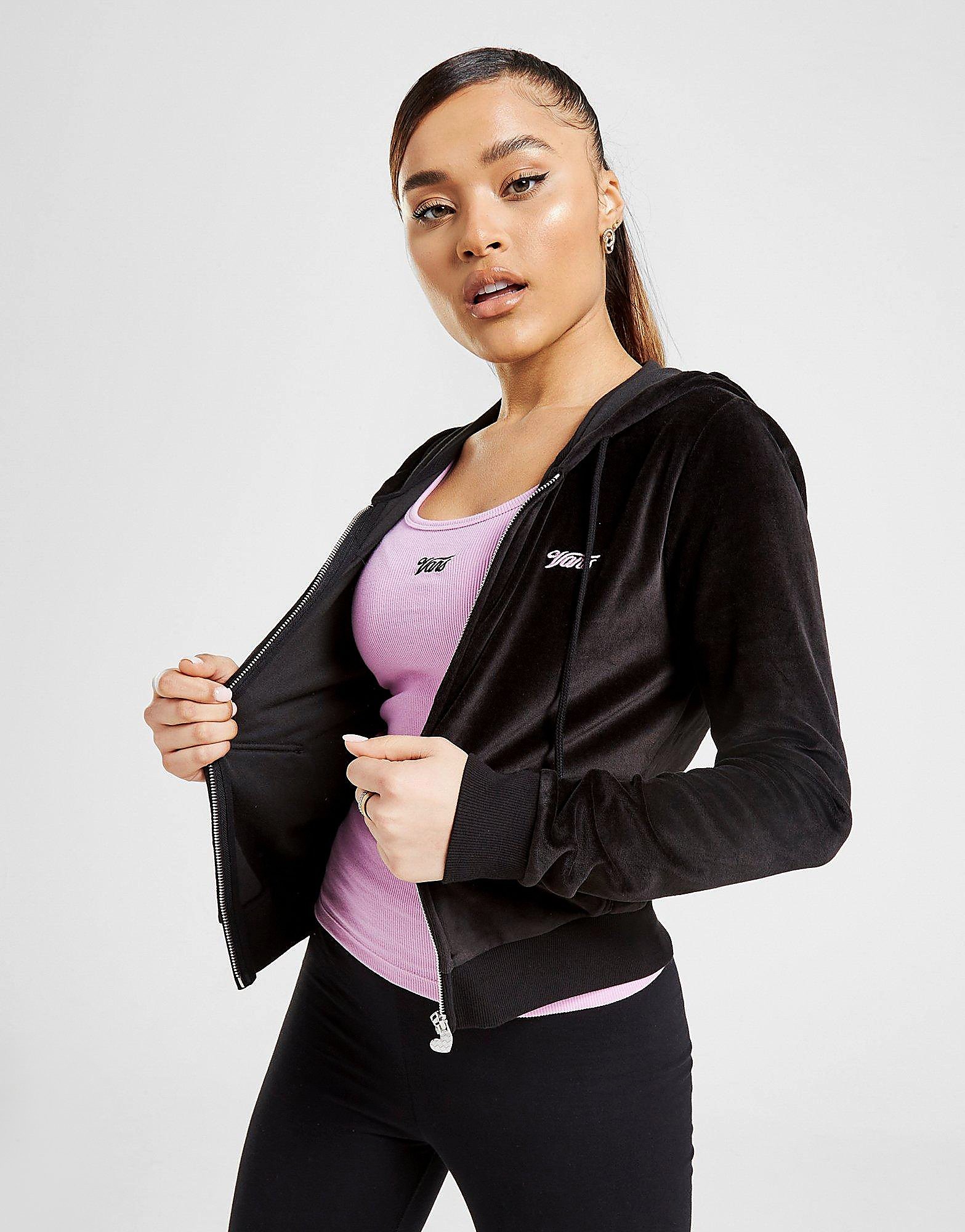 

Vans Together Forever Velour Hoodie - Black - Womens, Black