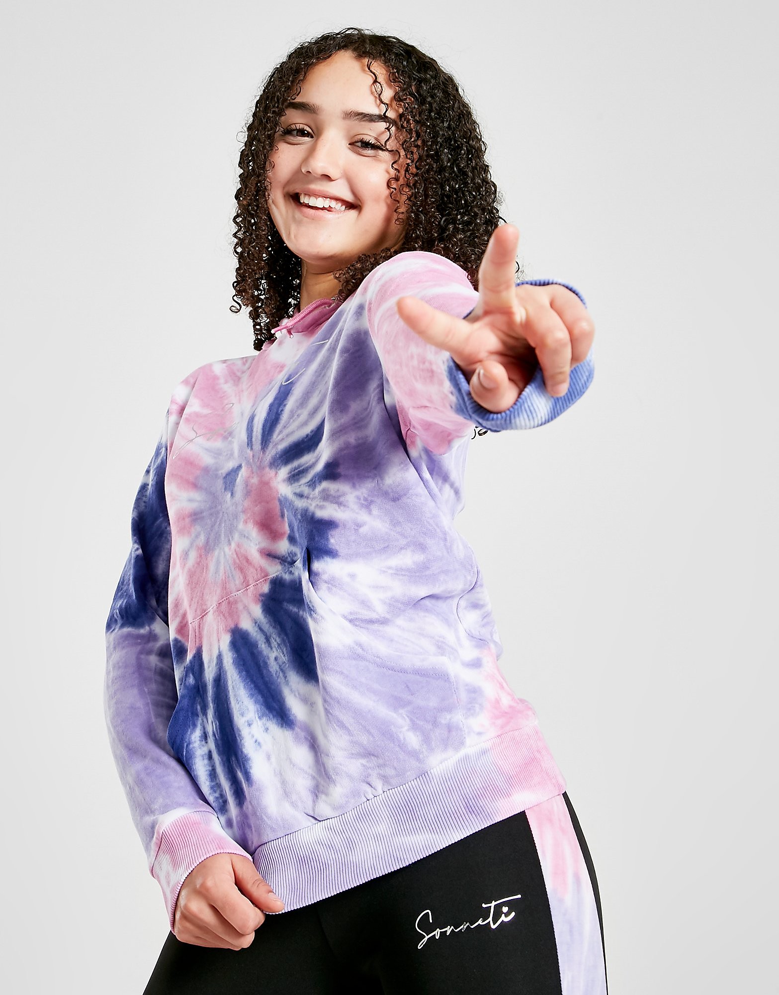 

Sonneti Girls' Tie Dye Hoodie Junior - Purple/Pink - Kids, Purple/Pink