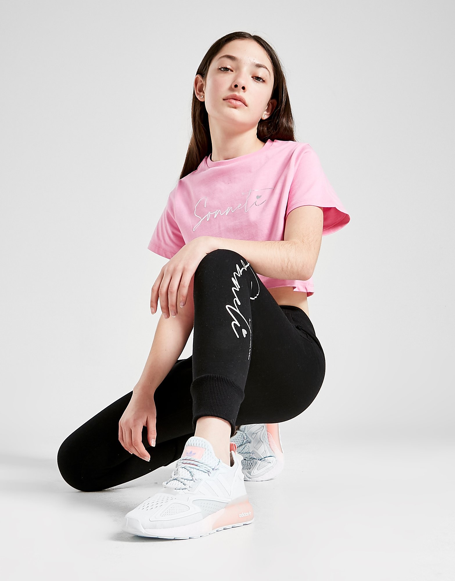 

Sonneti Girls' Cropped T-Shirt Junior - Pink - Kids, Pink