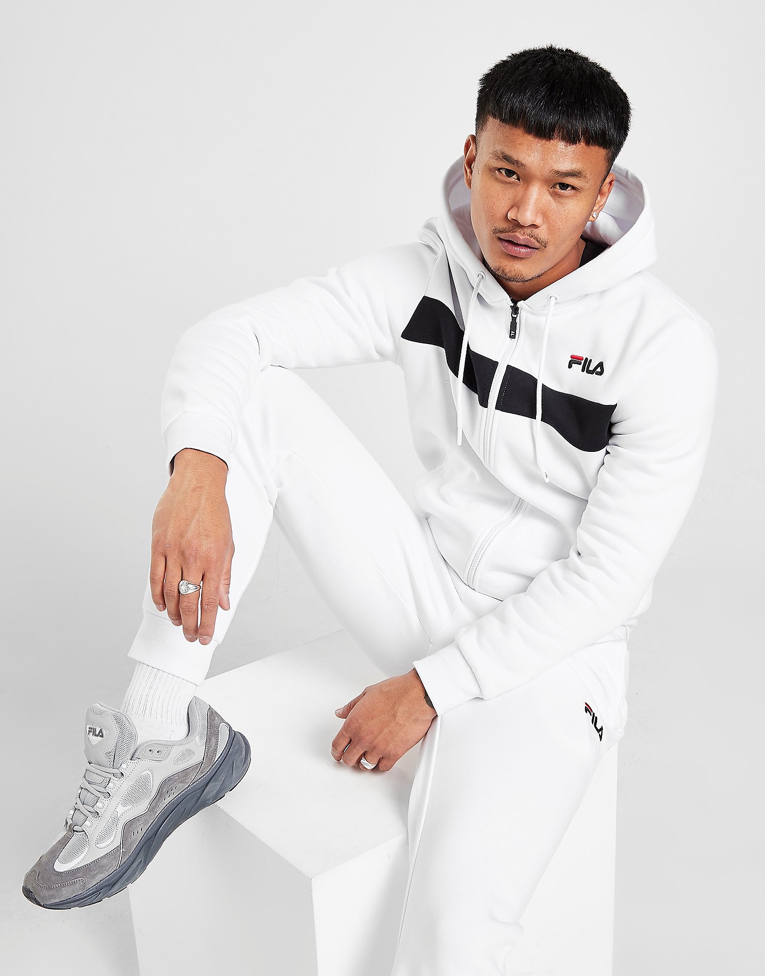 

Fila Private Fleece Tracksuit - Only at JD - White - Mens, White