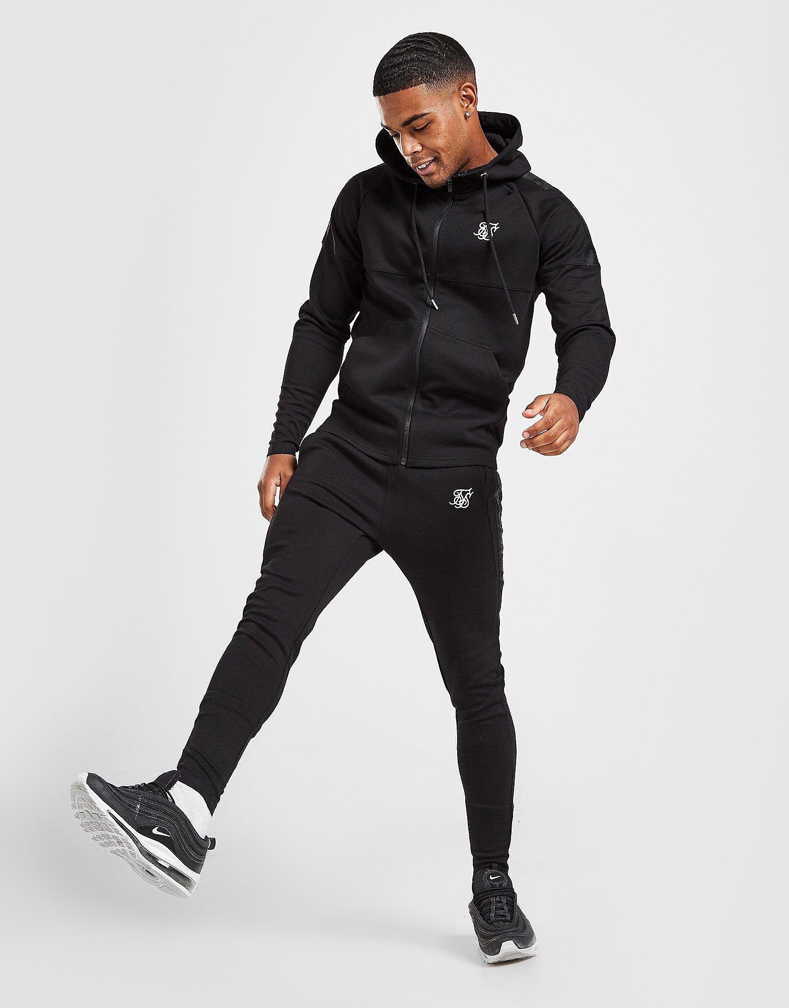 

SikSilk Motion Tape Tracksuit - Black, Black