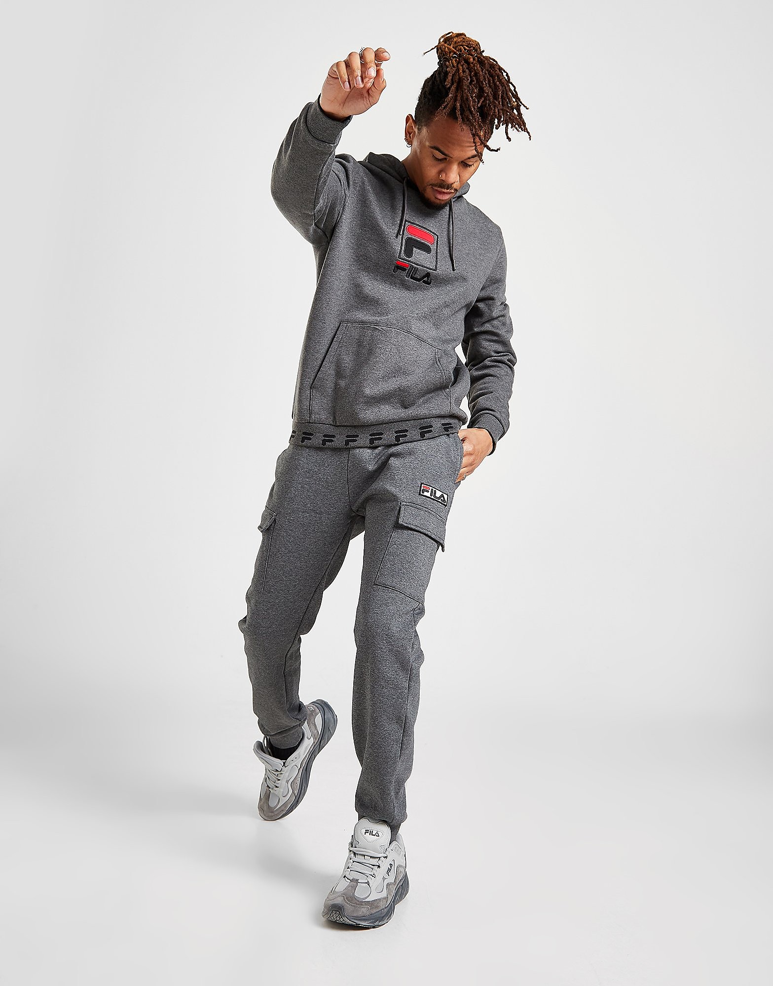 

Fila Corporal Cargo Track Pants - Only at JD - Grey - Mens, Grey