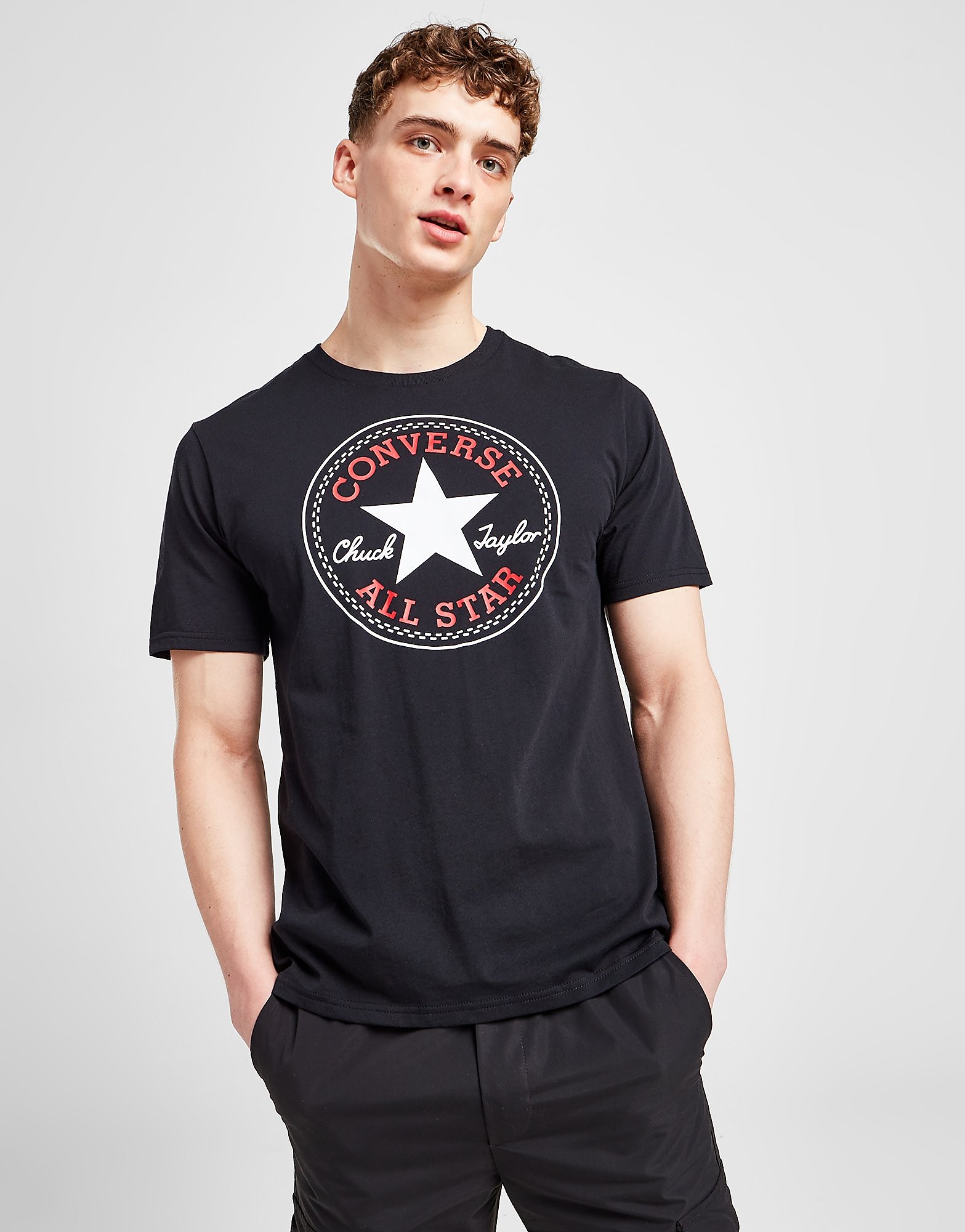 Converse T-Shirt Chuck Taylor - Preto - Mens, Preto