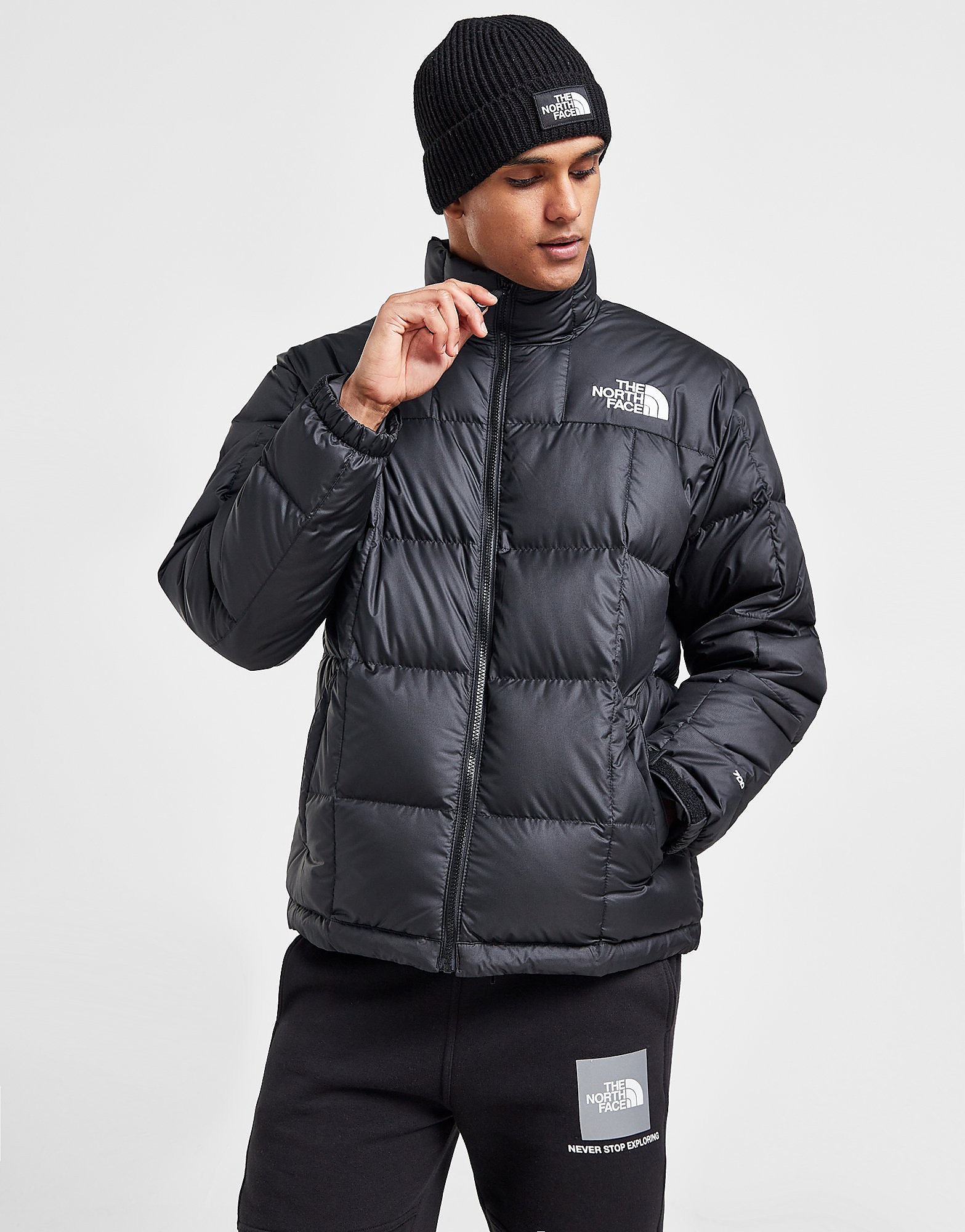 

The North Face Lhotse Down Jacket - Black/Black - Mens, Black/Black