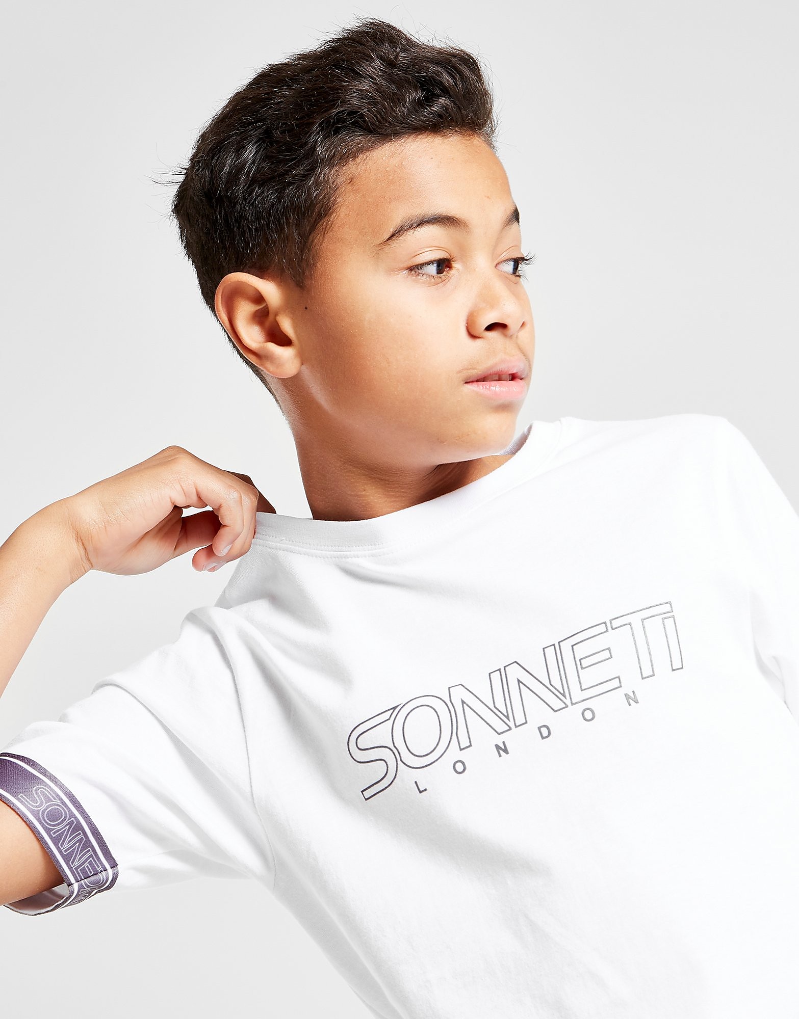 

Sonneti Stamp Cotton T-Shirt Junior - White - Kids, White
