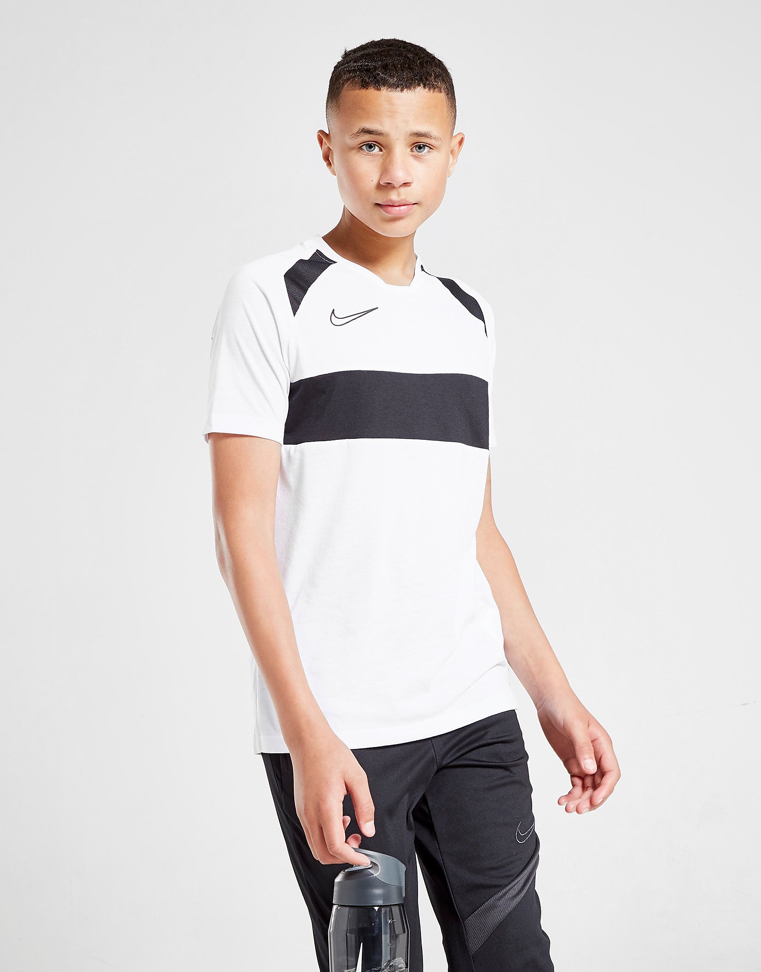 

Nike Academy T-Shirt Junior - White/Black - Kids, White/Black