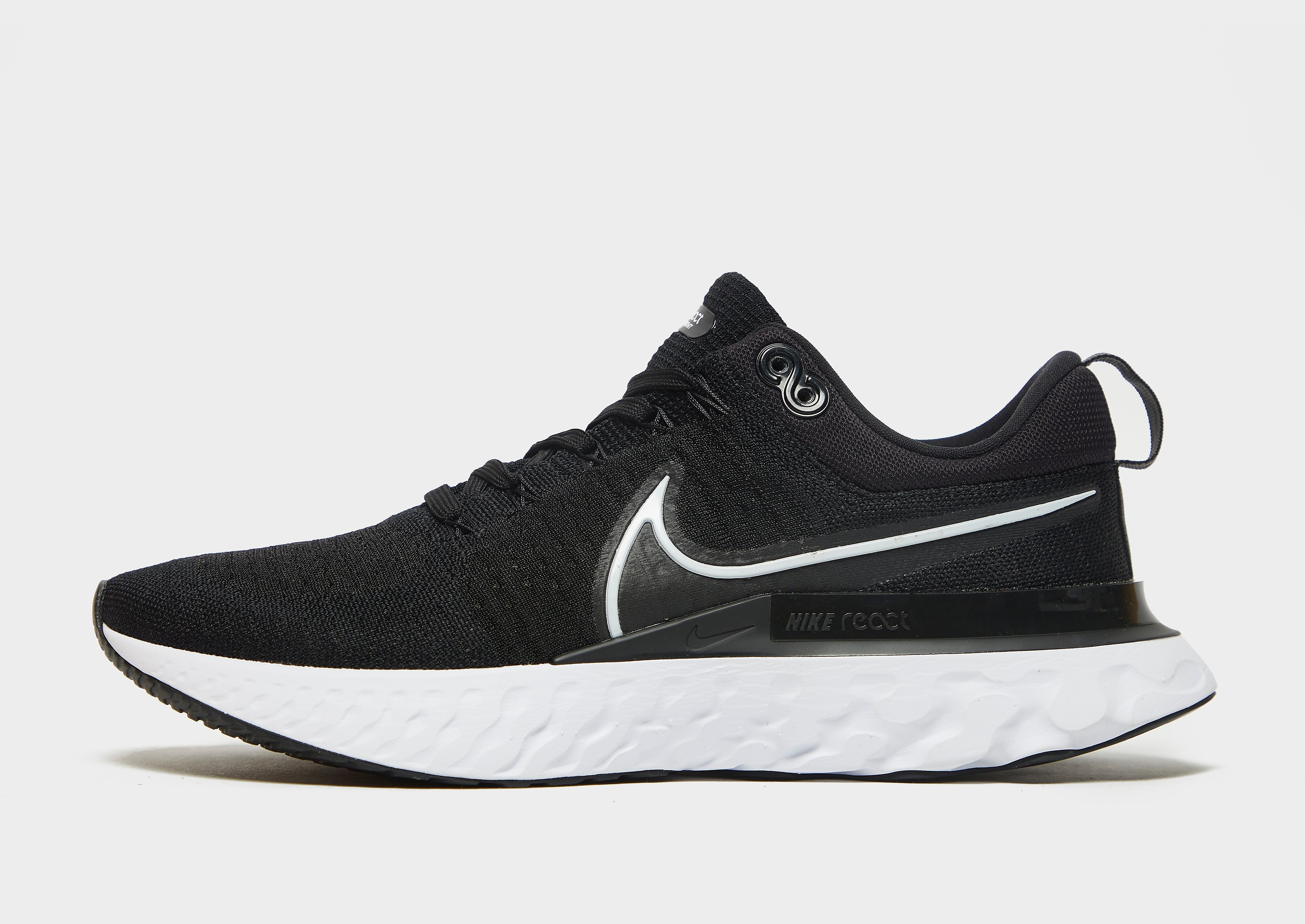 

Nike React Infinity Run Flyknit 2 - Black/White/White - Mens, Black/White/White