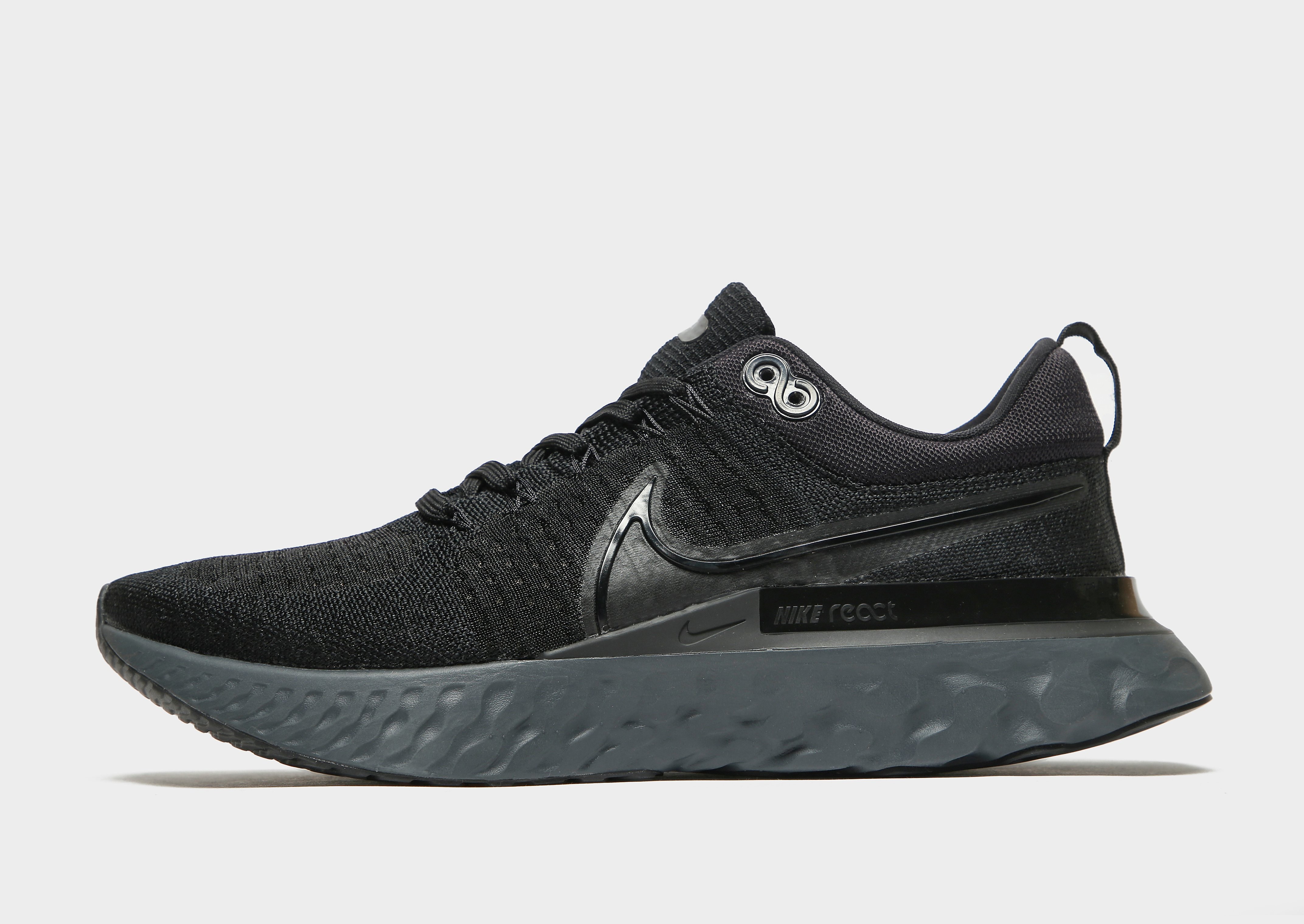 

Nike React Infinity Run Flyknit 2 - Black/Black/Iron Grey/Black - Mens, Black/Black/Iron Grey/Black