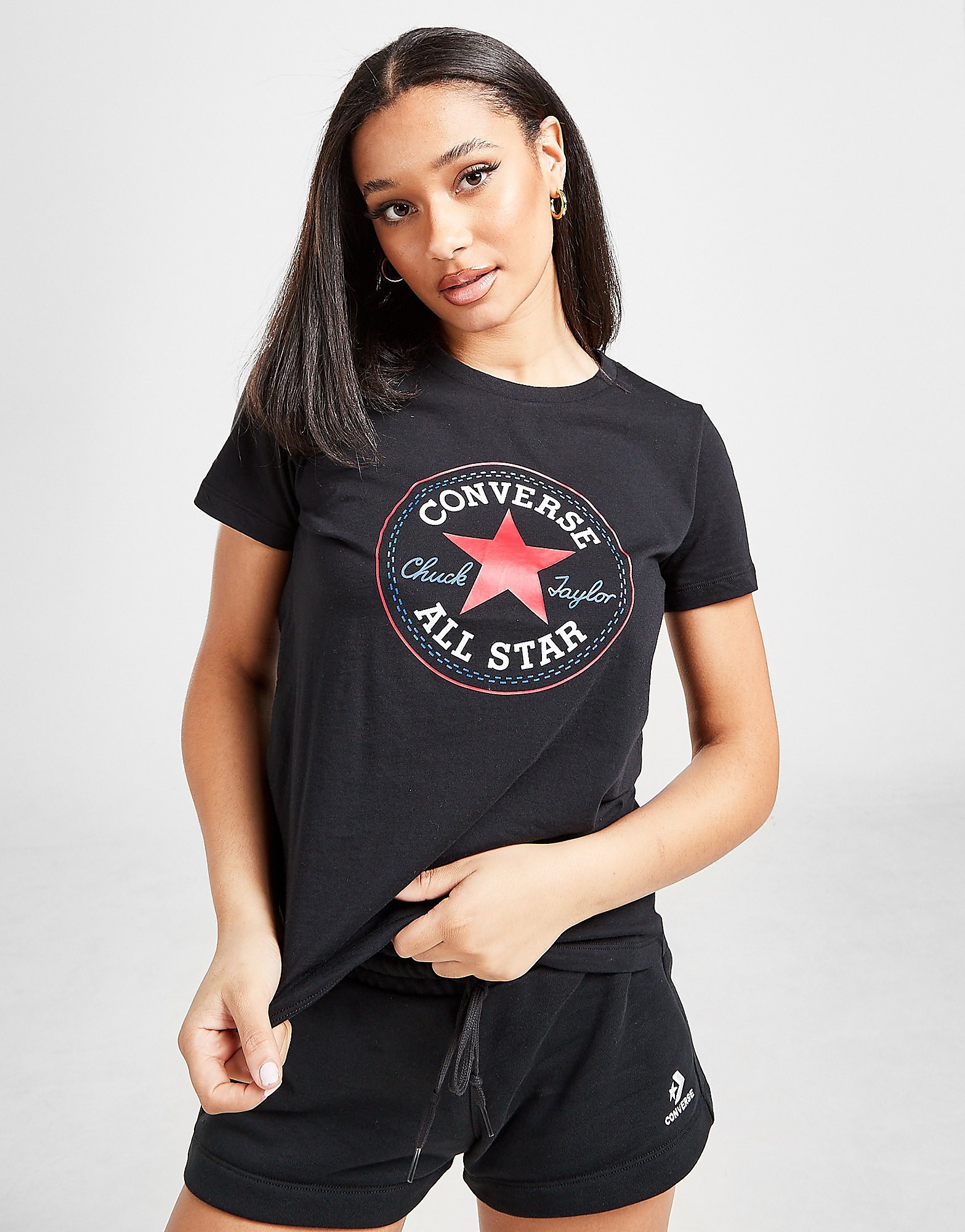

Converse Chuck Taylor T-Shirt - Black - Womens, Black