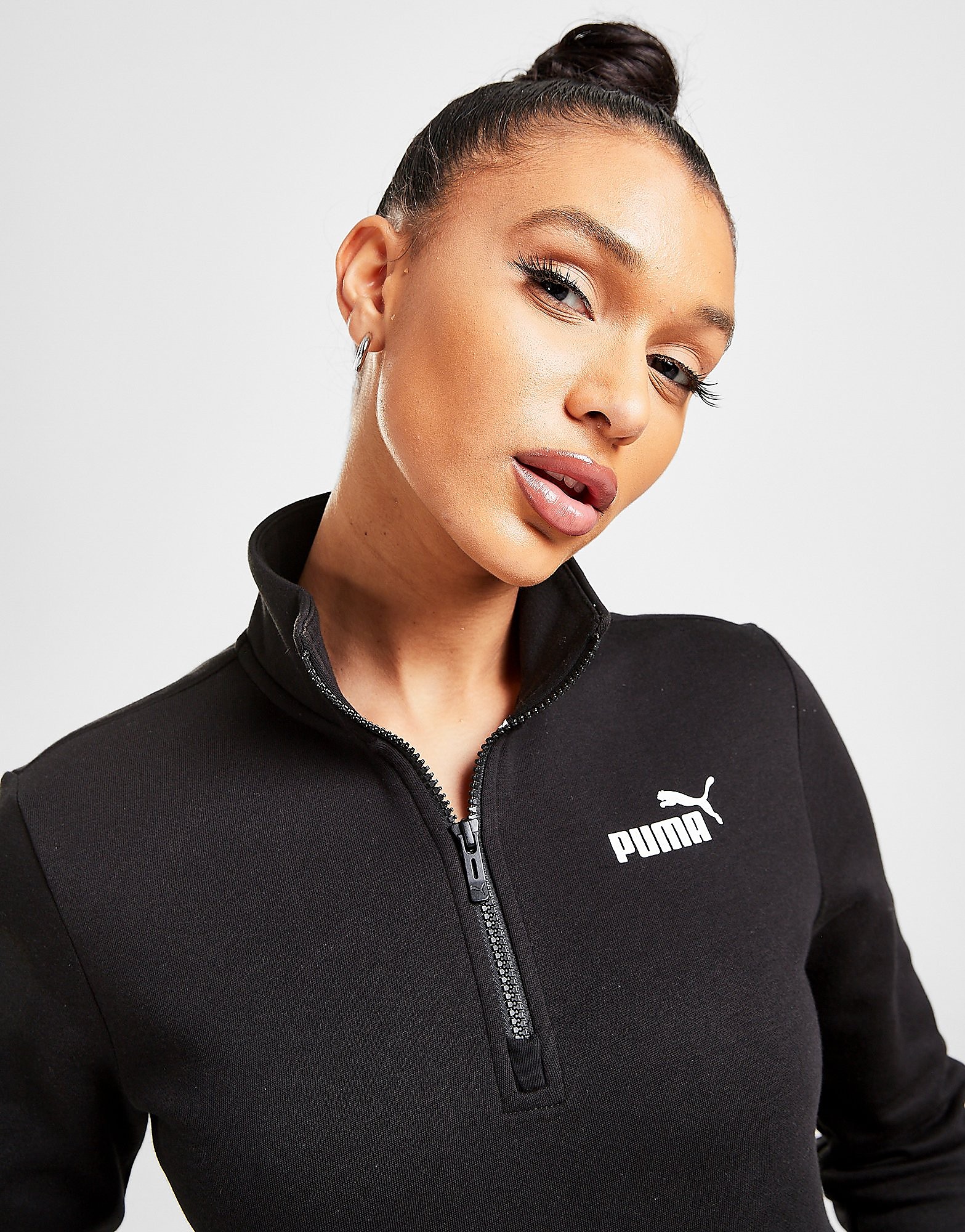 

Puma Core Fleece 1/4 Zip Sweatshirt - Only at JD - Black - Womens, Black