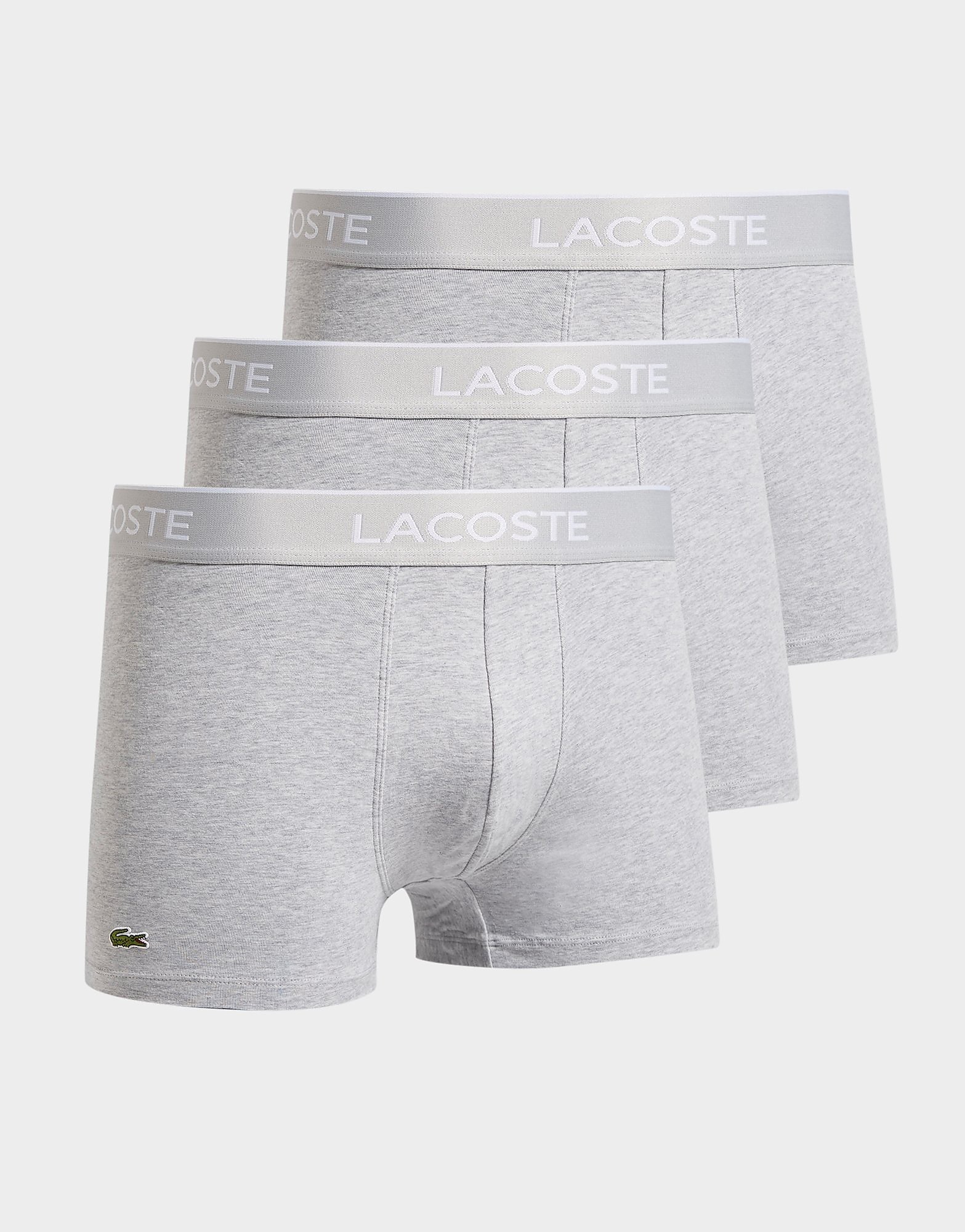 

Lacoste 3 Pack Boxers - Grey - Mens, Grey