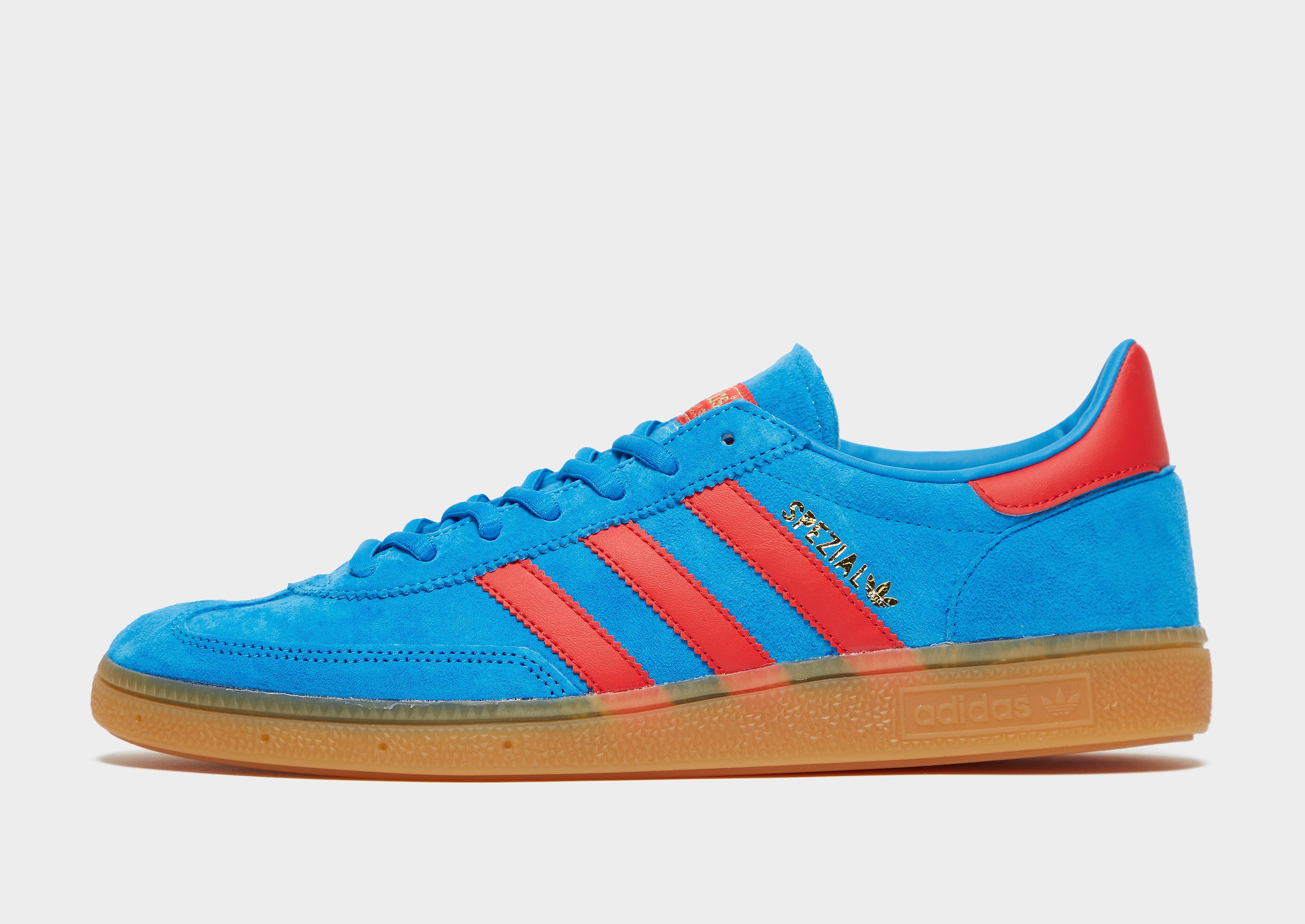 

adidas Originals Handball Spezial - Bright Blue / Vivid Red / Gold Metallic/Red - Mens, Bright Blue / Vivid Red / Gold Metallic/Red