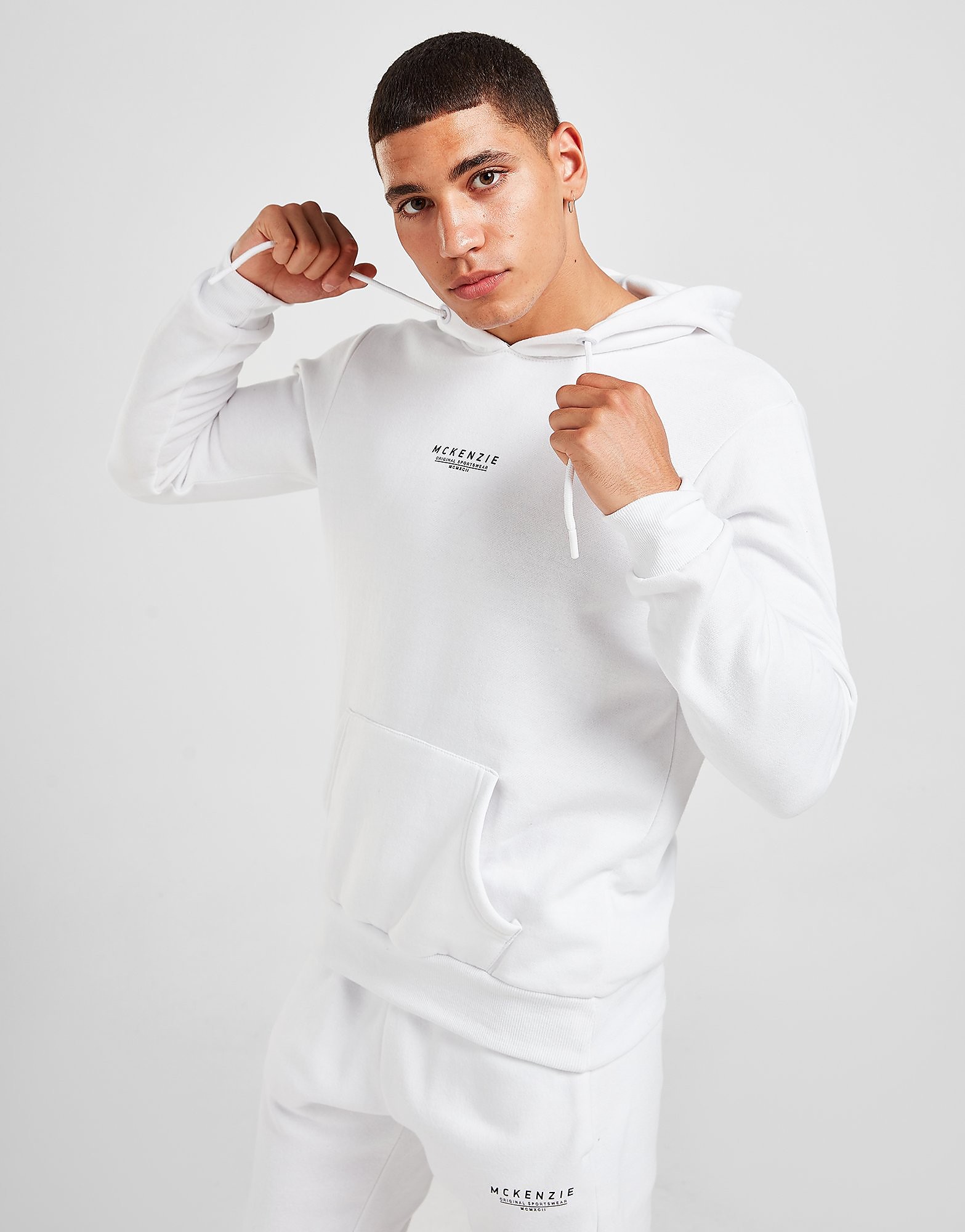 

McKenzie Essential Overhead Hoodie - Only at JD - White - Mens, White