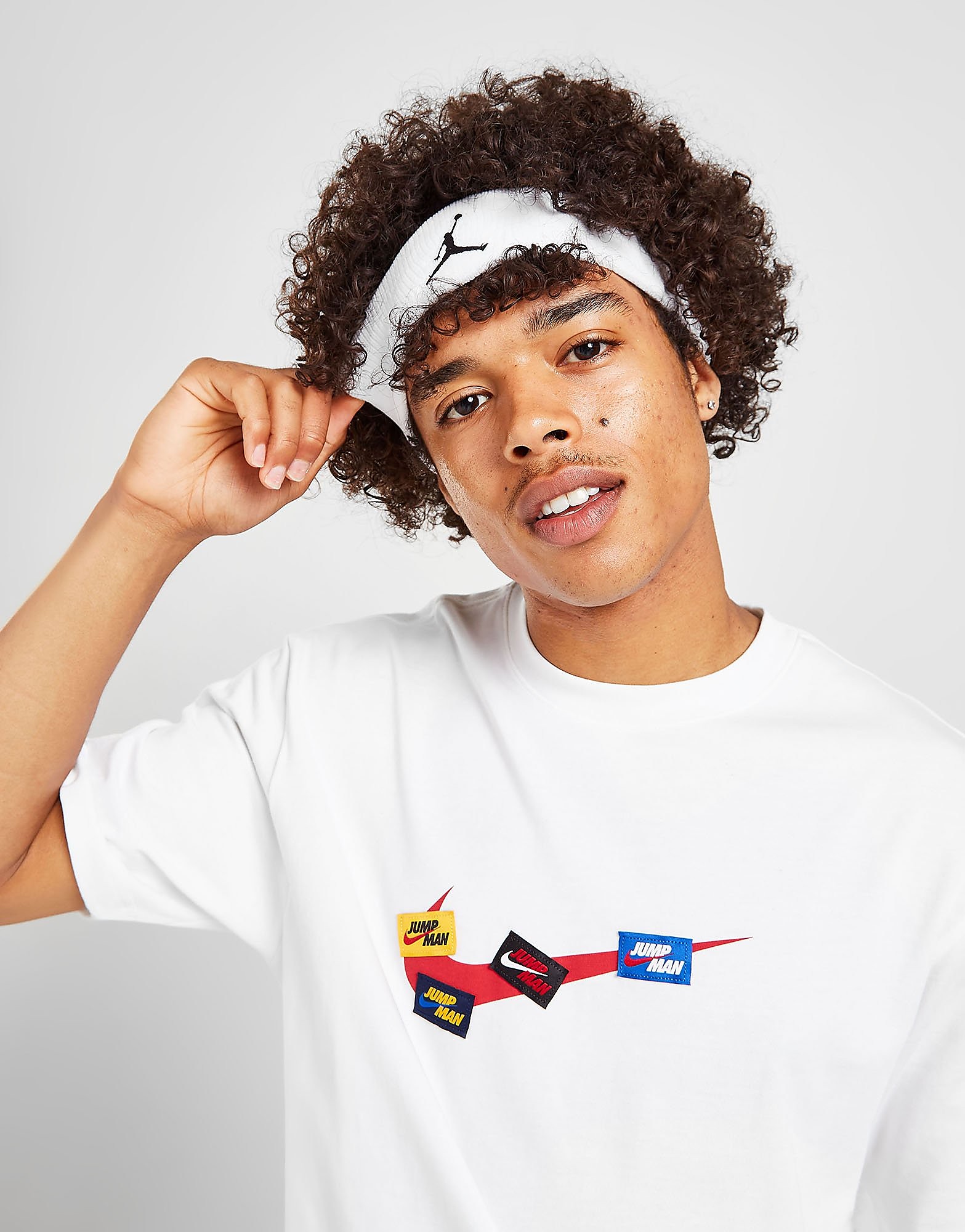 

Jordan Jumpman Headband - White, White