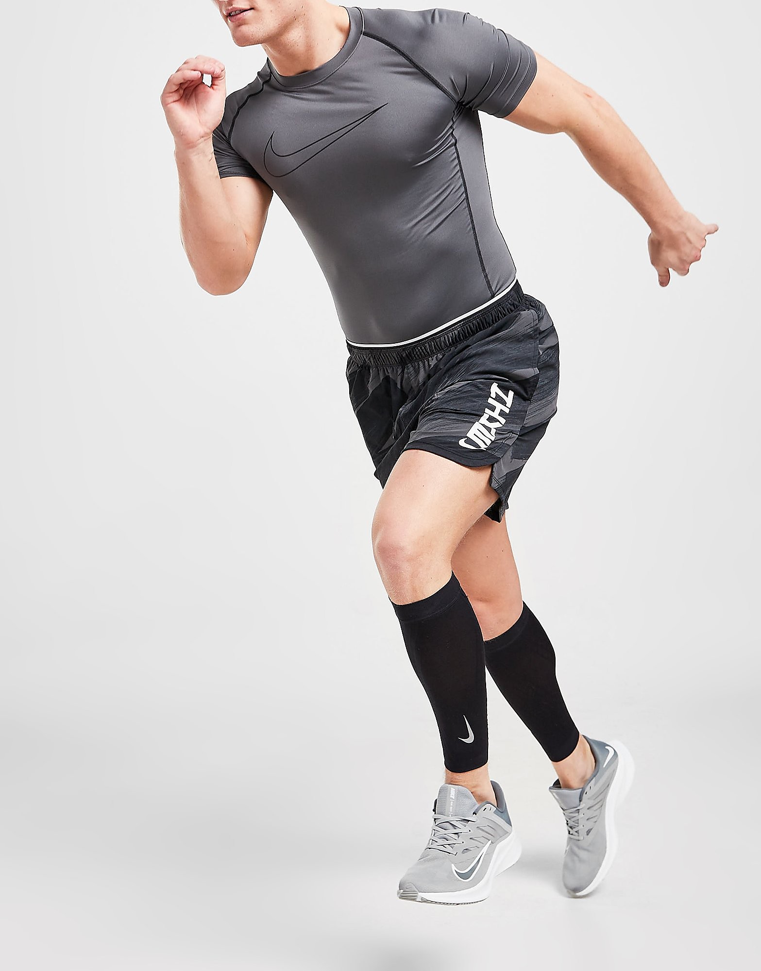 

Nike Zoned Calf Sleeve - Black - Mens, Black