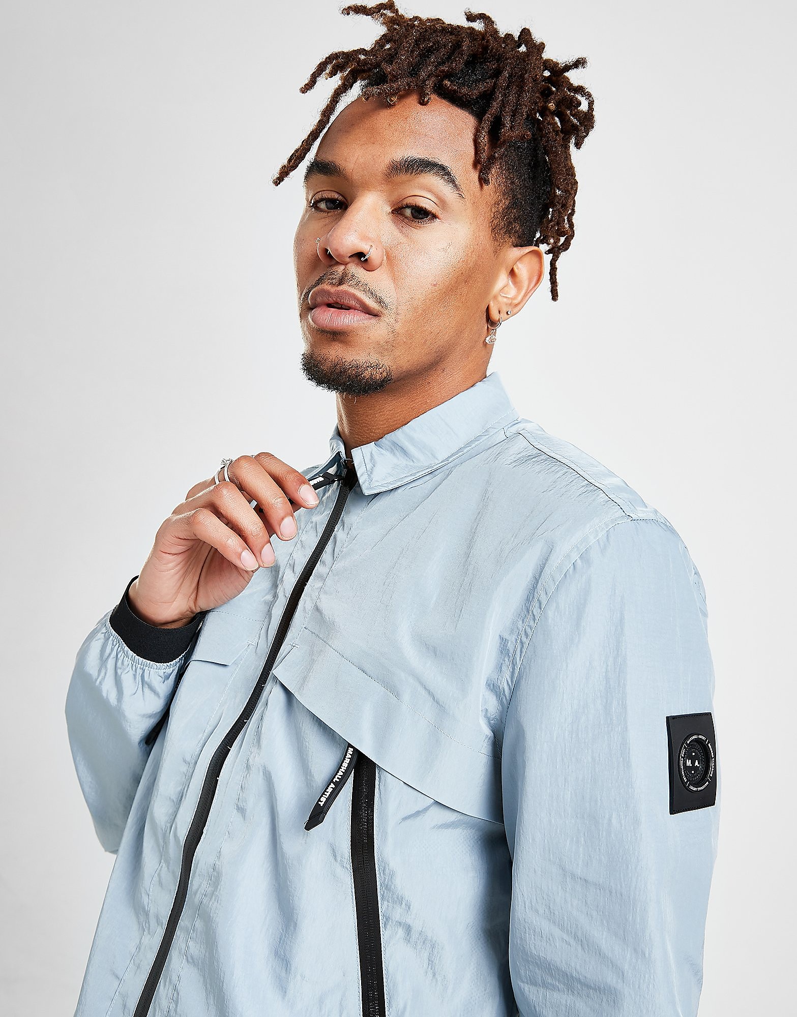 

Marshall Artist Molecular Kita Overshirt - Blue - Mens, Blue