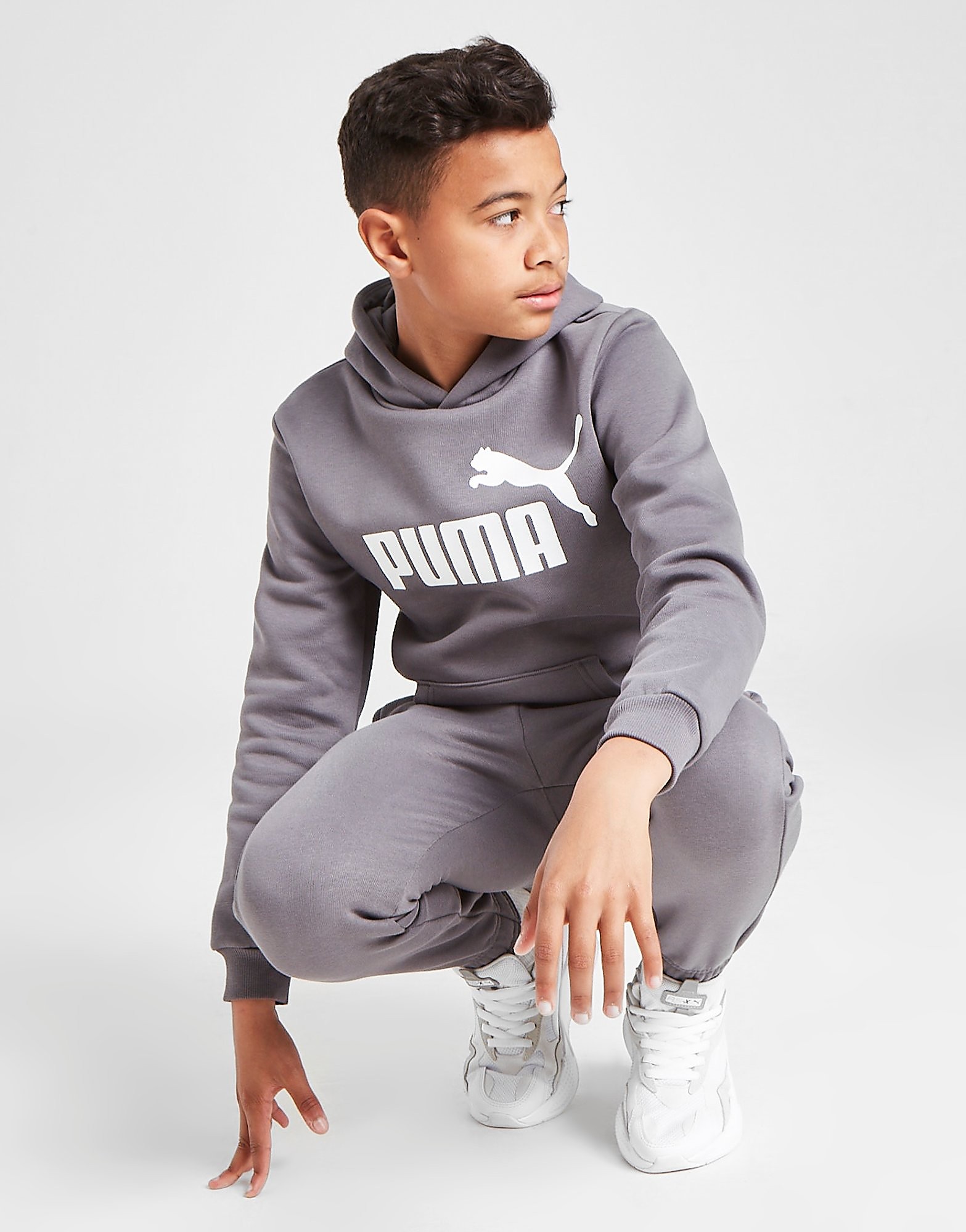

Puma Core Logo Hoodie Junior - Grey - Kids, Grey