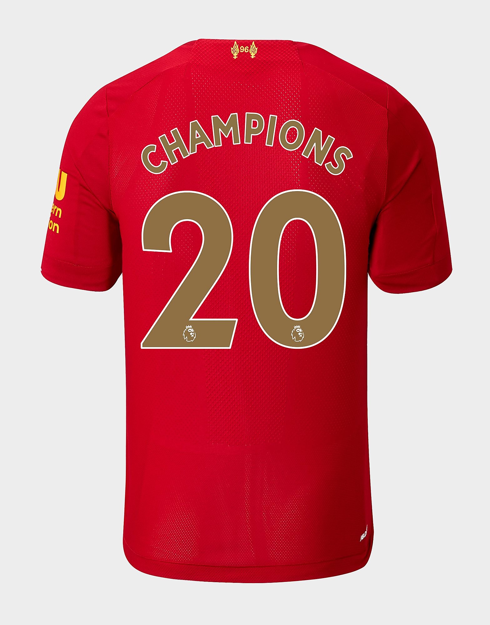 

New Balance Liverpool FC 19/20 Home Champions Shirt #20 Jr PRE - Red - Kids, Red