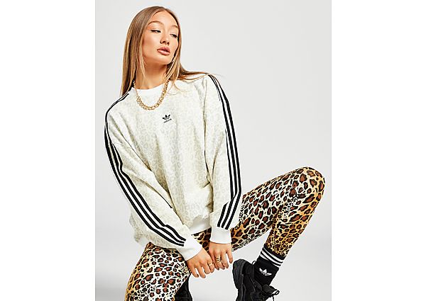 adidas Originals Sweat-shirt Crew - Multicolor / White / Talc, Multicolor / White / Talc