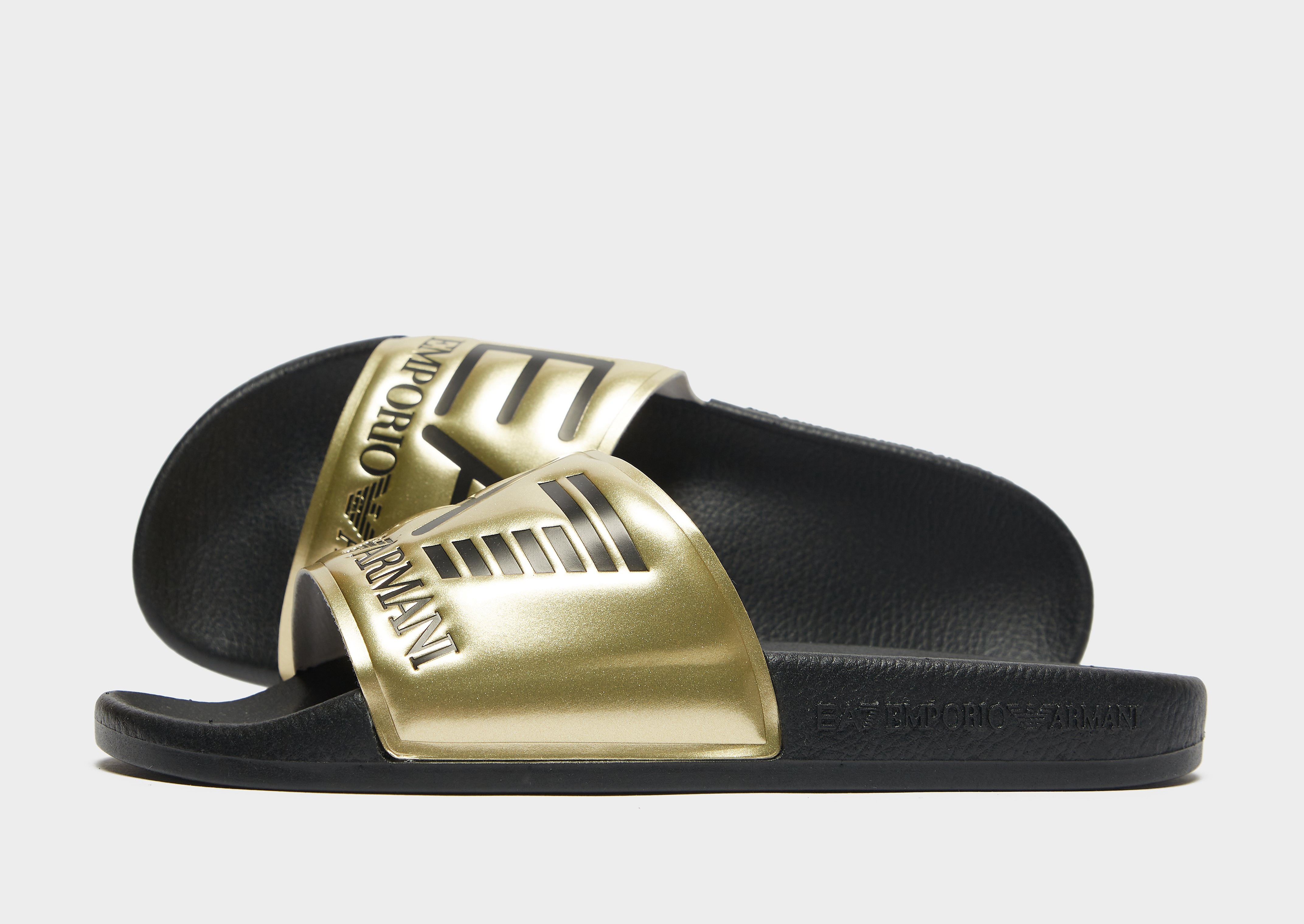 

Emporio Armani EA7 Seaworld Slides Women's - Gold, Gold