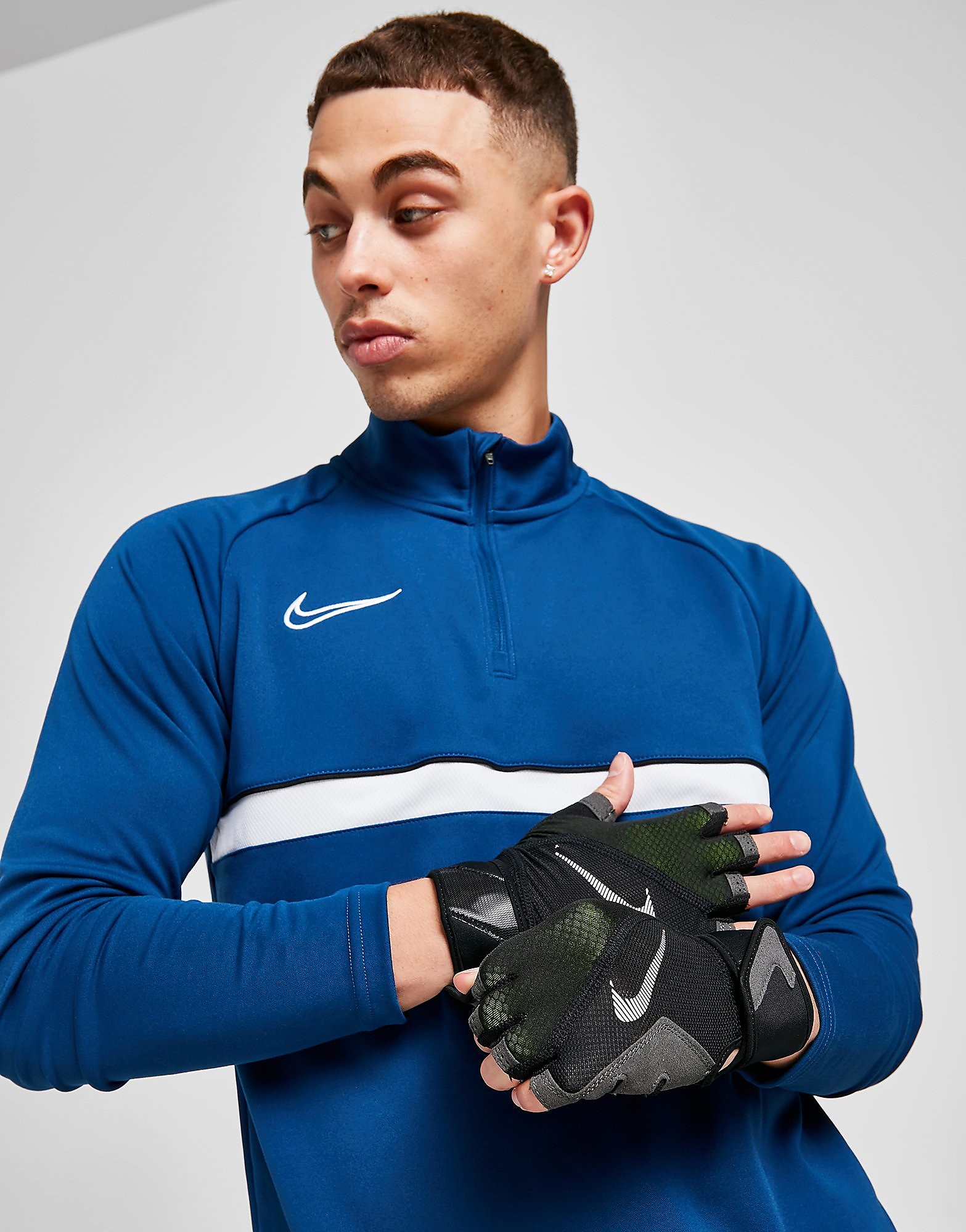 Nike Ultimate Training Gloves - Black/Grey - Mens, Black/Grey