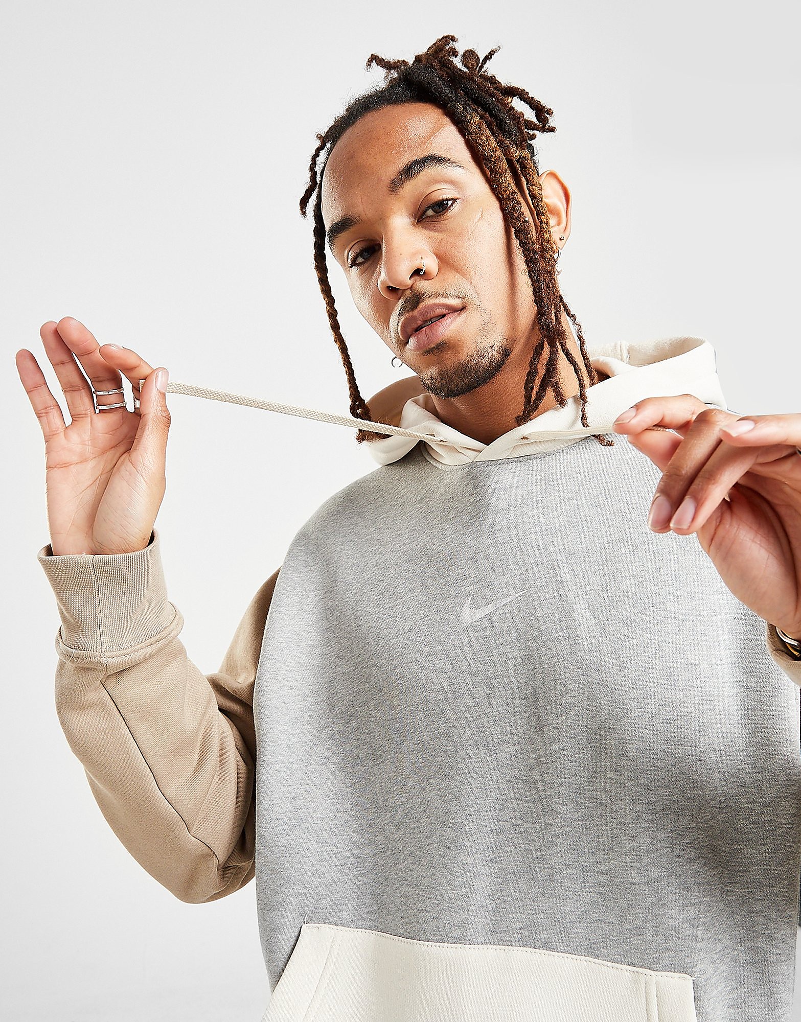 

Nike Swoosh Pullover Hoodie - Grey - Mens, Grey