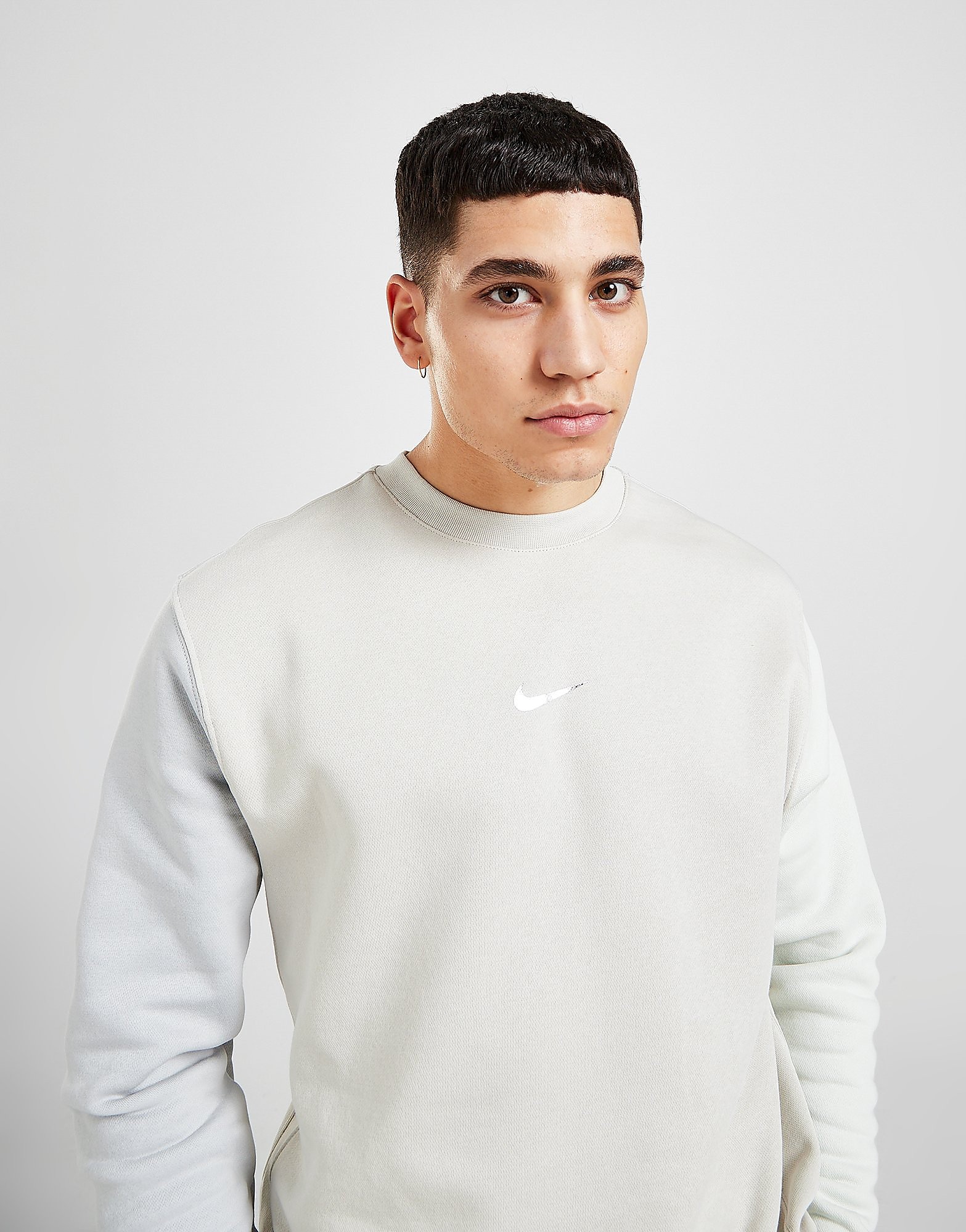 

Nike Colour Block Crew Sweatshirt - White - Mens, White