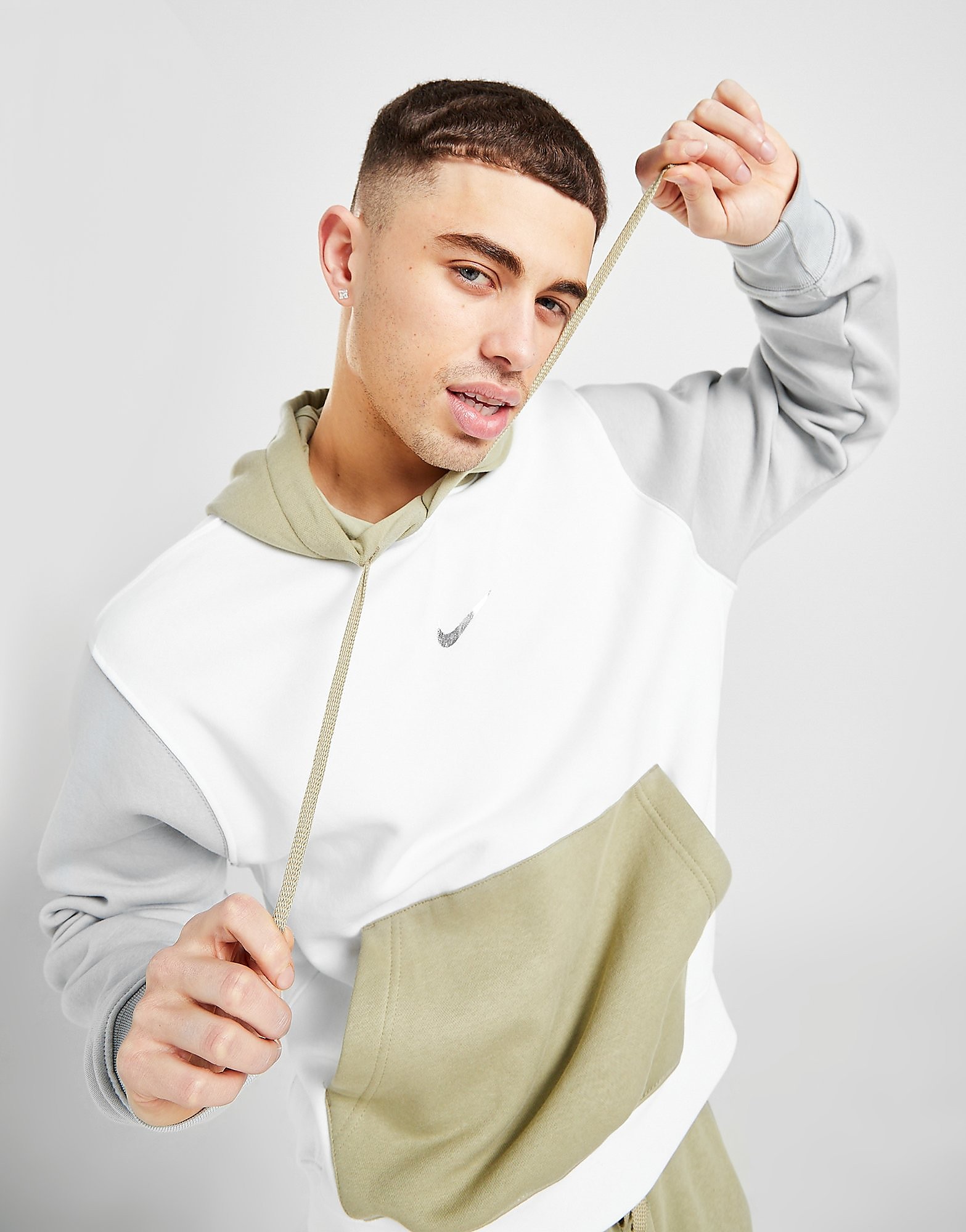 

Nike Swoosh Pullover Hoodie - White - Mens, White