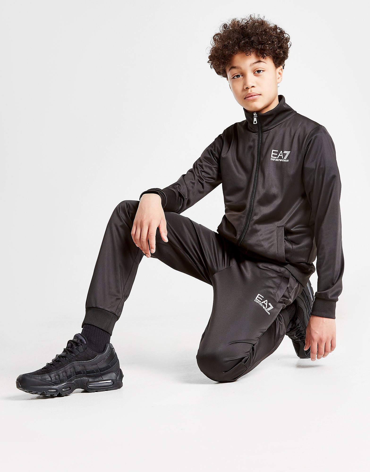 

Emporio Armani EA7 Poly Tricot Tracksuit Junior - Black - Kids, Black