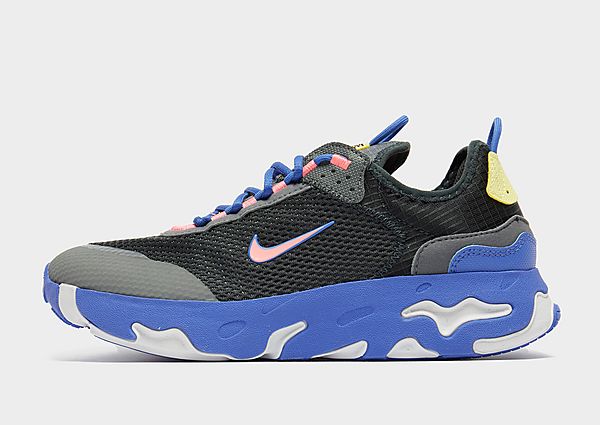 Nike React Live Junior - Dark Smoke Grey/Smoke Grey/Sapphire/Sunset Pulse, Dark Smoke Grey/Smoke Gre