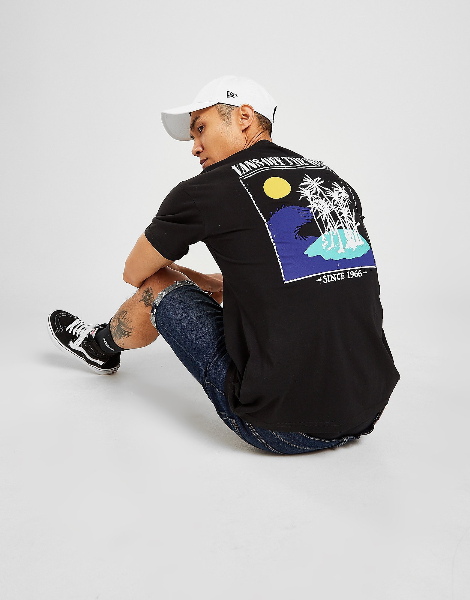 

Vans Palm Tree T-Shirt - Black - Mens, Black