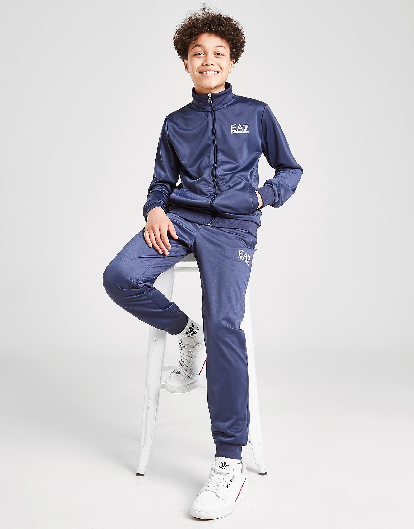 

Emporio Armani EA7 Poly Tricot Tracksuit Junior - Navy - Kids, Navy