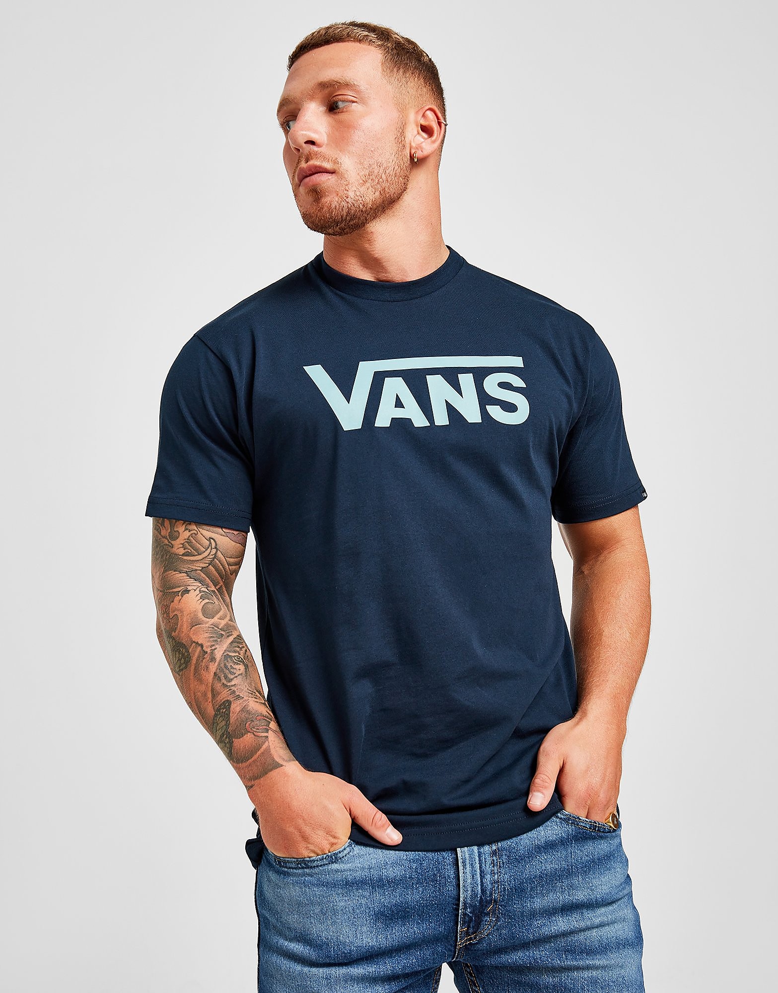 

Vans Core Large Logo T-Shirt - Navy - Mens, Navy