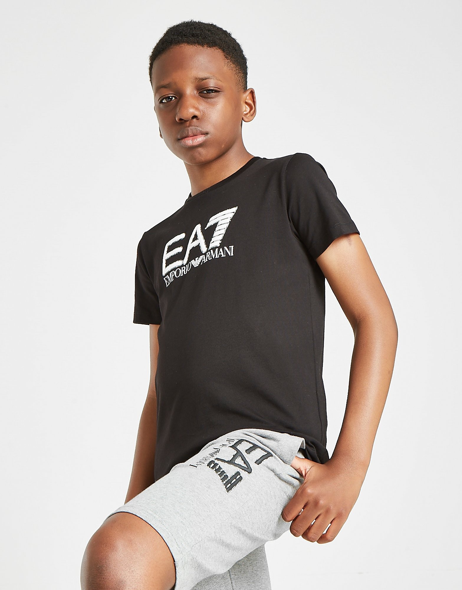 

Emporio Armani EA7 Visibility Logo T-Shirt Junior - Black - Kids, Black
